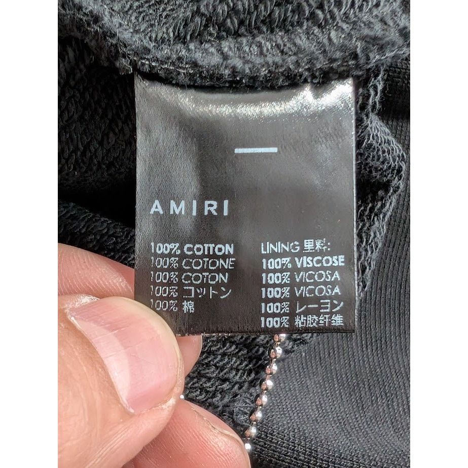 Amiri o1rshd1 All Over MA Hoodie in Black Size US L / EU 52-54 / 3 - 16 Thumbnail