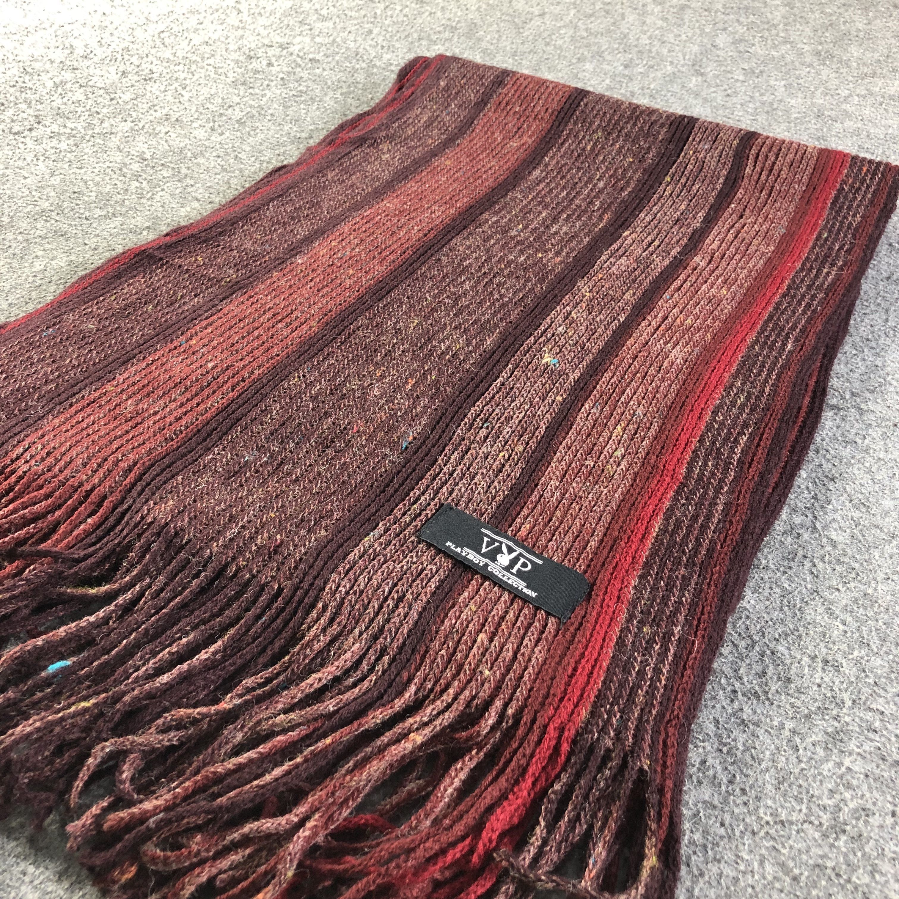 Playboy Playboy Striped Scarf Muffler V1851 Size ONE SIZE - 2 Thumbnail