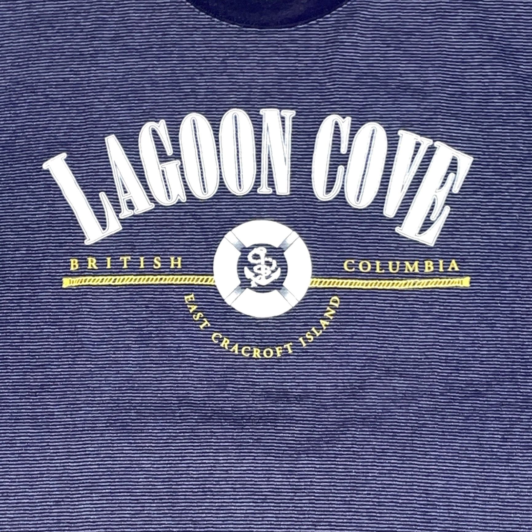 Vintage VINTAGE BELTON T-Shirt Men XL USA Layoon Cove BC Graphic Tee Single Stitch Blue | Belton Layoon Cove BC | USA Men XL Size US XL / EU 56 / 4 - 2 Thumbnail