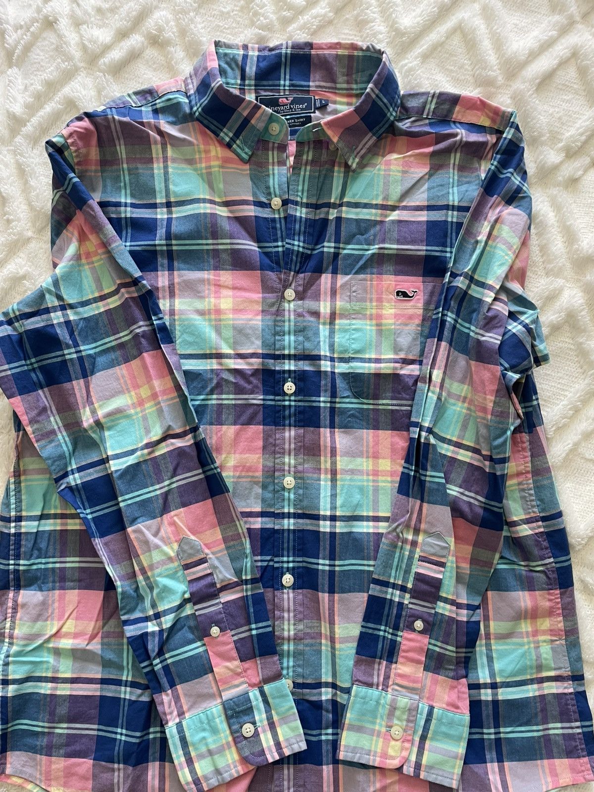 Vineyard Vines Vineyard Vines multicolor plaid shirt Size US L / EU 52-54 / 3 - 1 Thumbnail