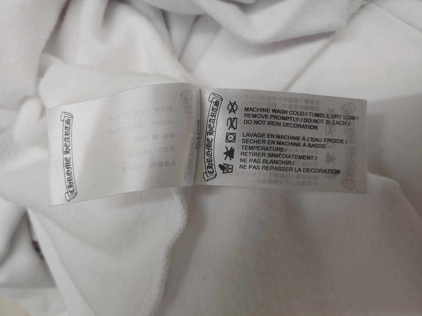 Chrome Hearts Chrome Hearts Rolling Stones Scroll Logo Hoodie in White Size US L / EU 52-54 / 3 - 5 Thumbnail