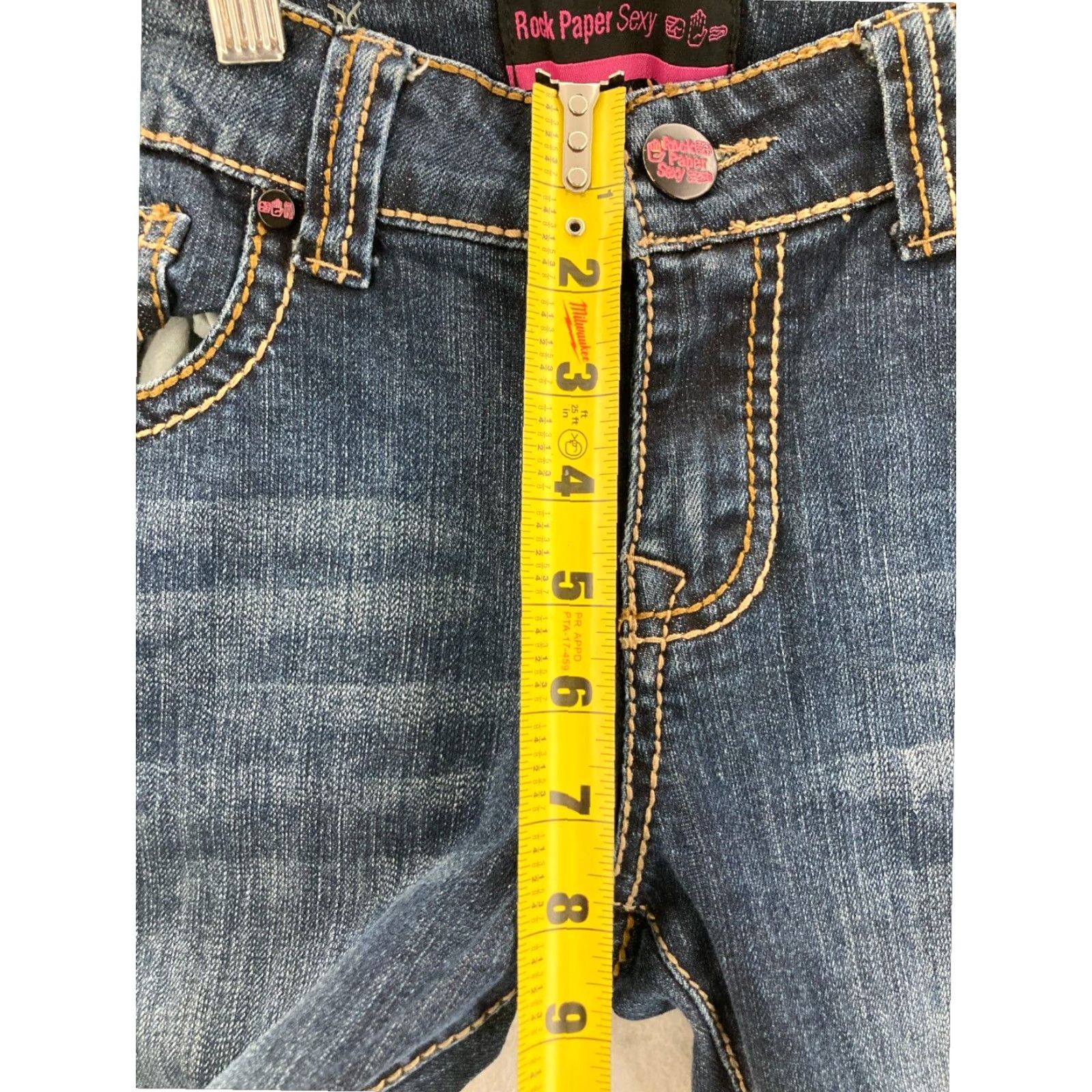 Denime Rock Sexy Jeans Womens Low Rise Boot Cut Size 28" / US 6 / IT 42 - 4 Thumbnail