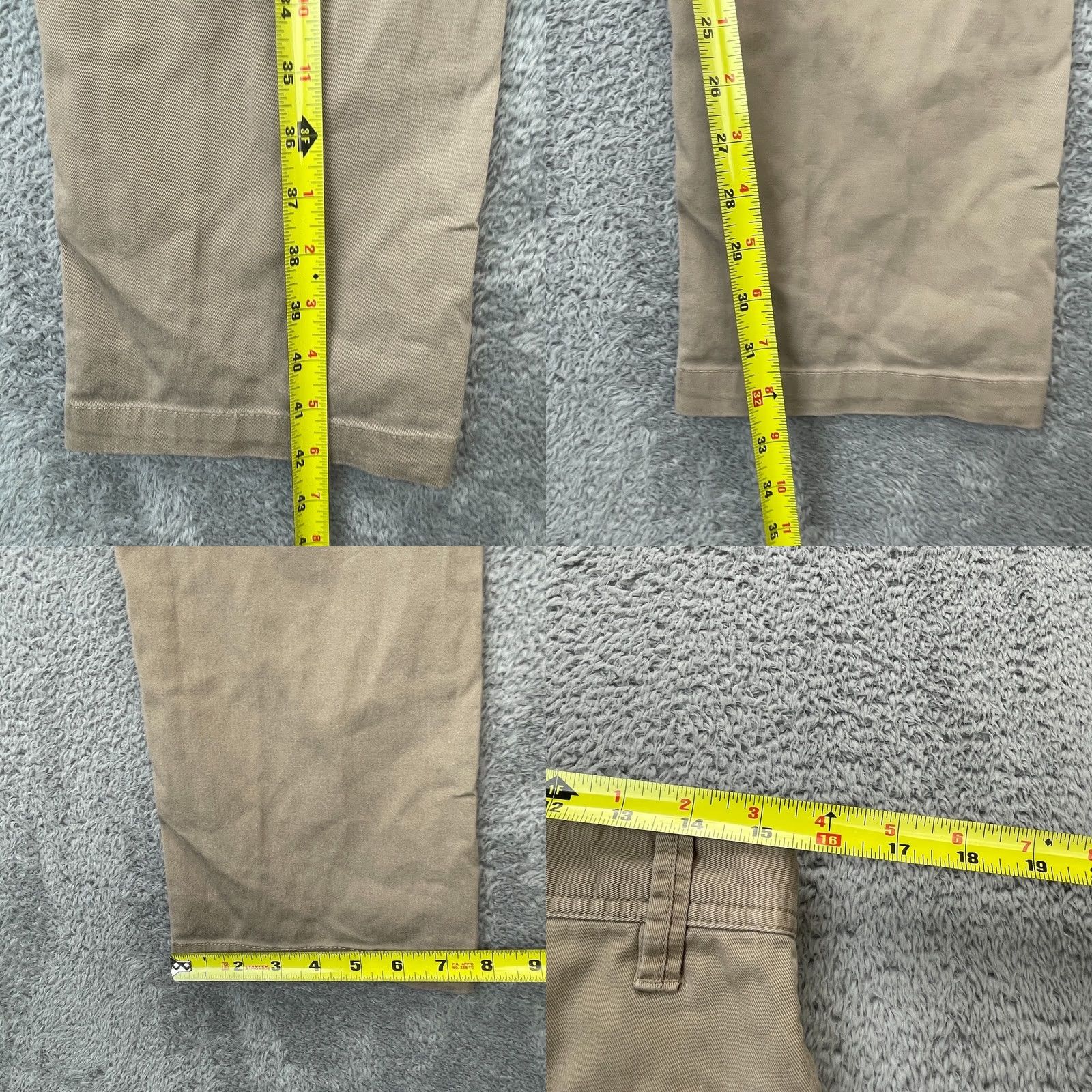 Volcom Volcom Pants Mens 31 Beige Chino Straight Leg Frickin Modern Fit Stretch Cotton Casual Workwear City Logo 90s? Size US 31 - 8 Thumbnail
