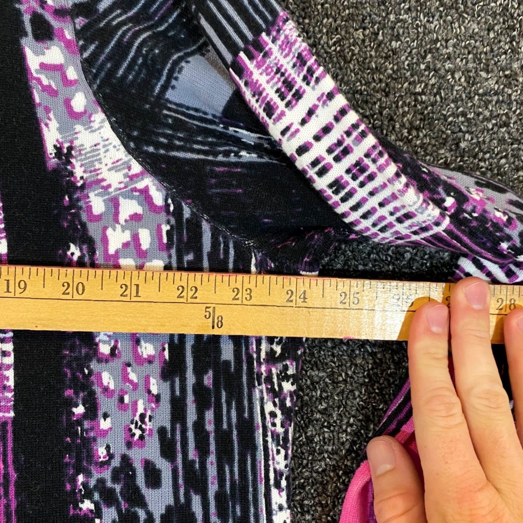 Bob Mackie VINTAGE Bob Mackie Women's Shirt XL Geometric Pattern Long Sleeve Casual Top Black Purple Size XL / US 12-14 / IT 48-50 - 5 Thumbnail