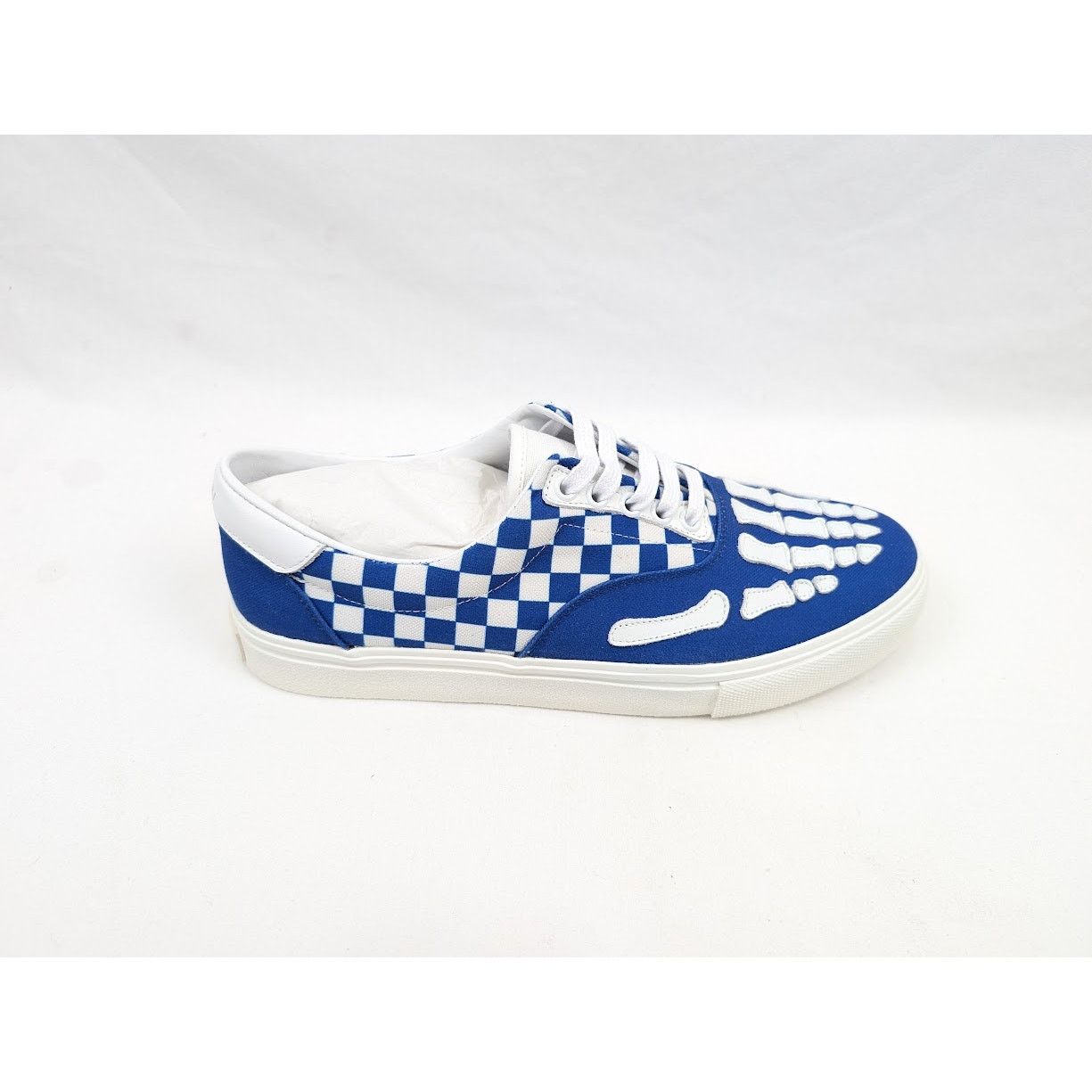Amiri o1rshd1 Checkered Skel Toe Lace Up in Blue/White Size US 9 / EU 42 - 1 Thumbnail