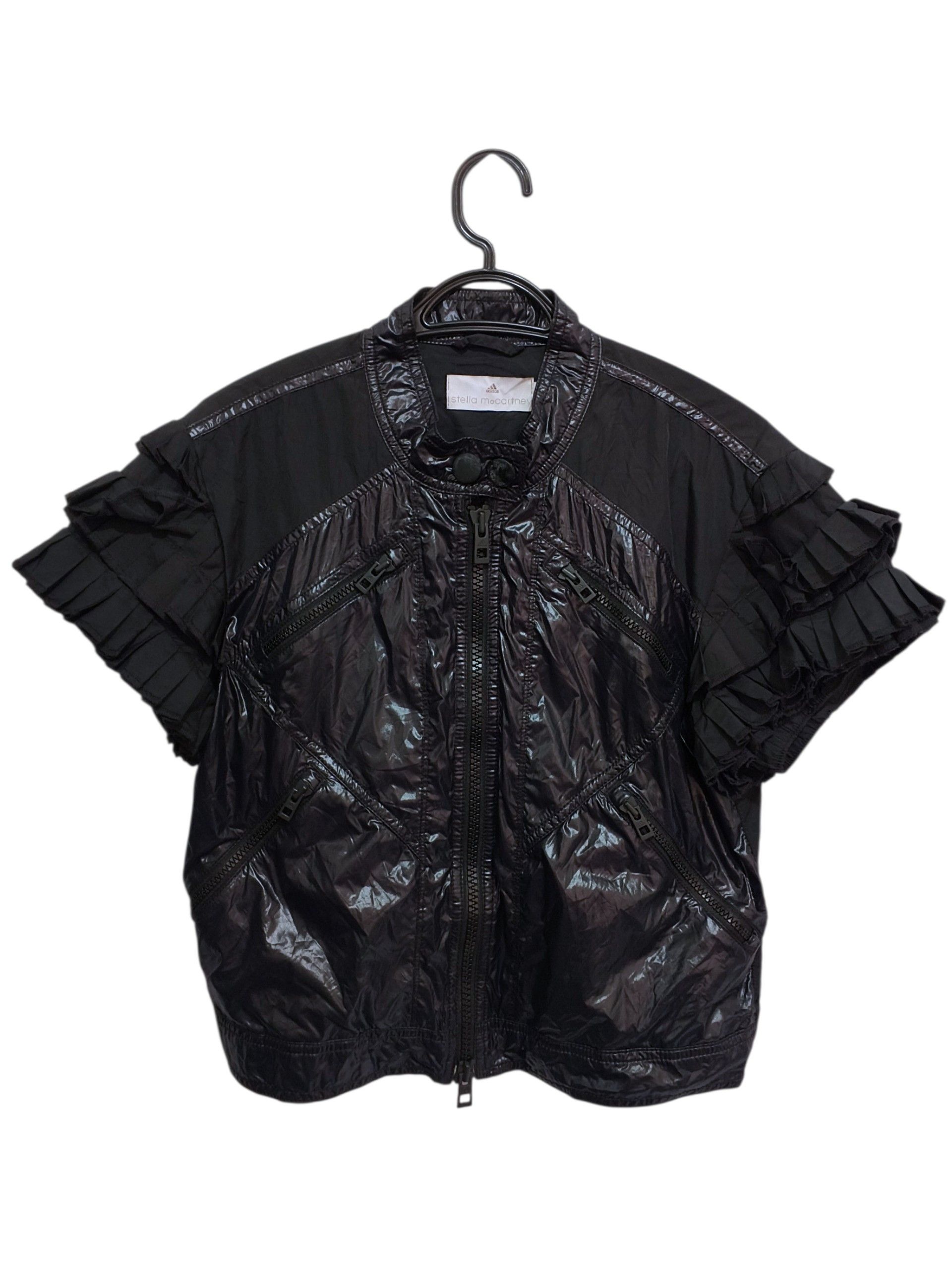 Adidas × Stella McCartney Adidas x Stella McCartney Nylon Ruffle Sleeve Jacket Size M / US 6-8 / IT 42-44 - 1 Thumbnail