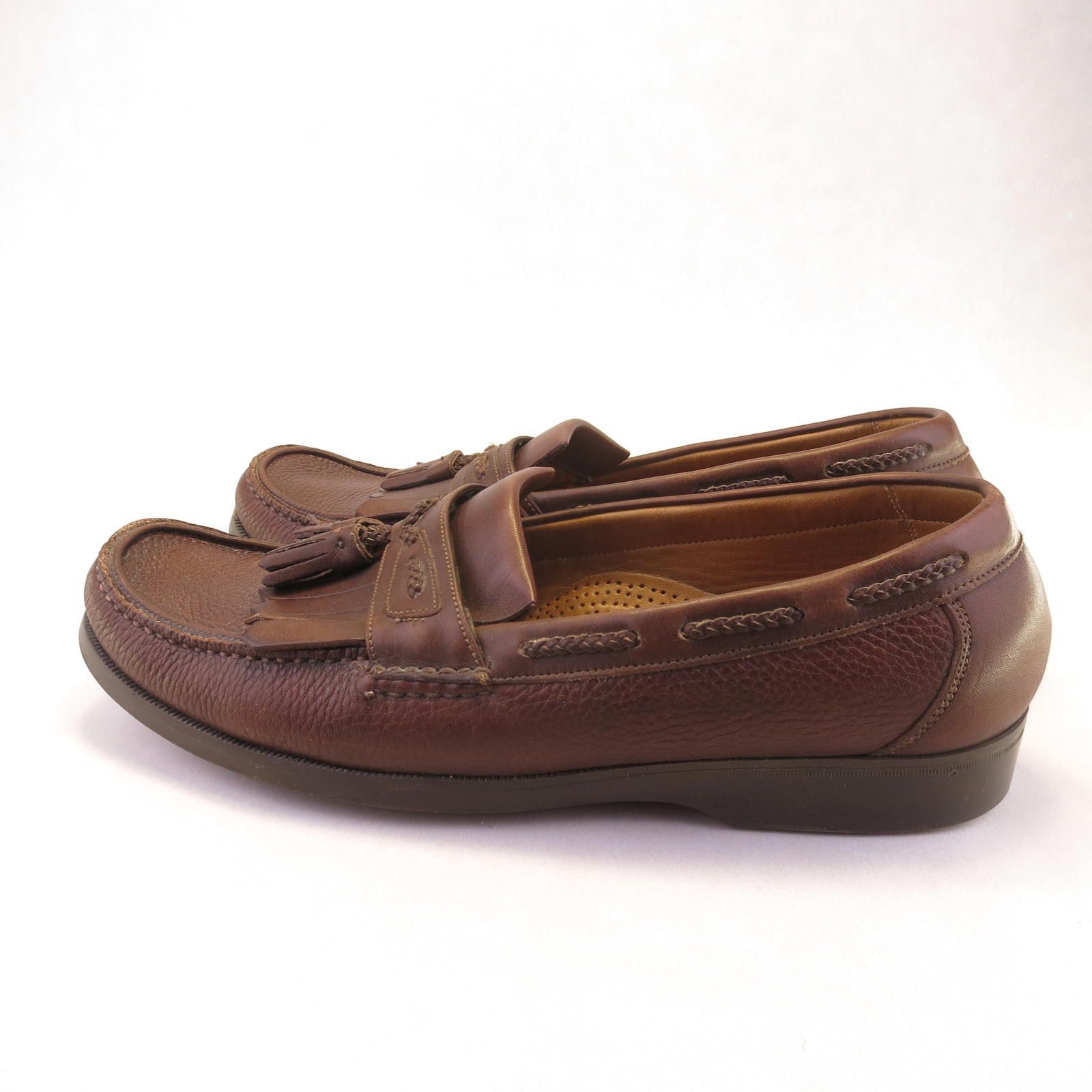 Florsheim Stylish Brown Florsheim Comfortech Tassle Loafers - Size 12B Size US 12 / EU 45 - 2 Thumbnail