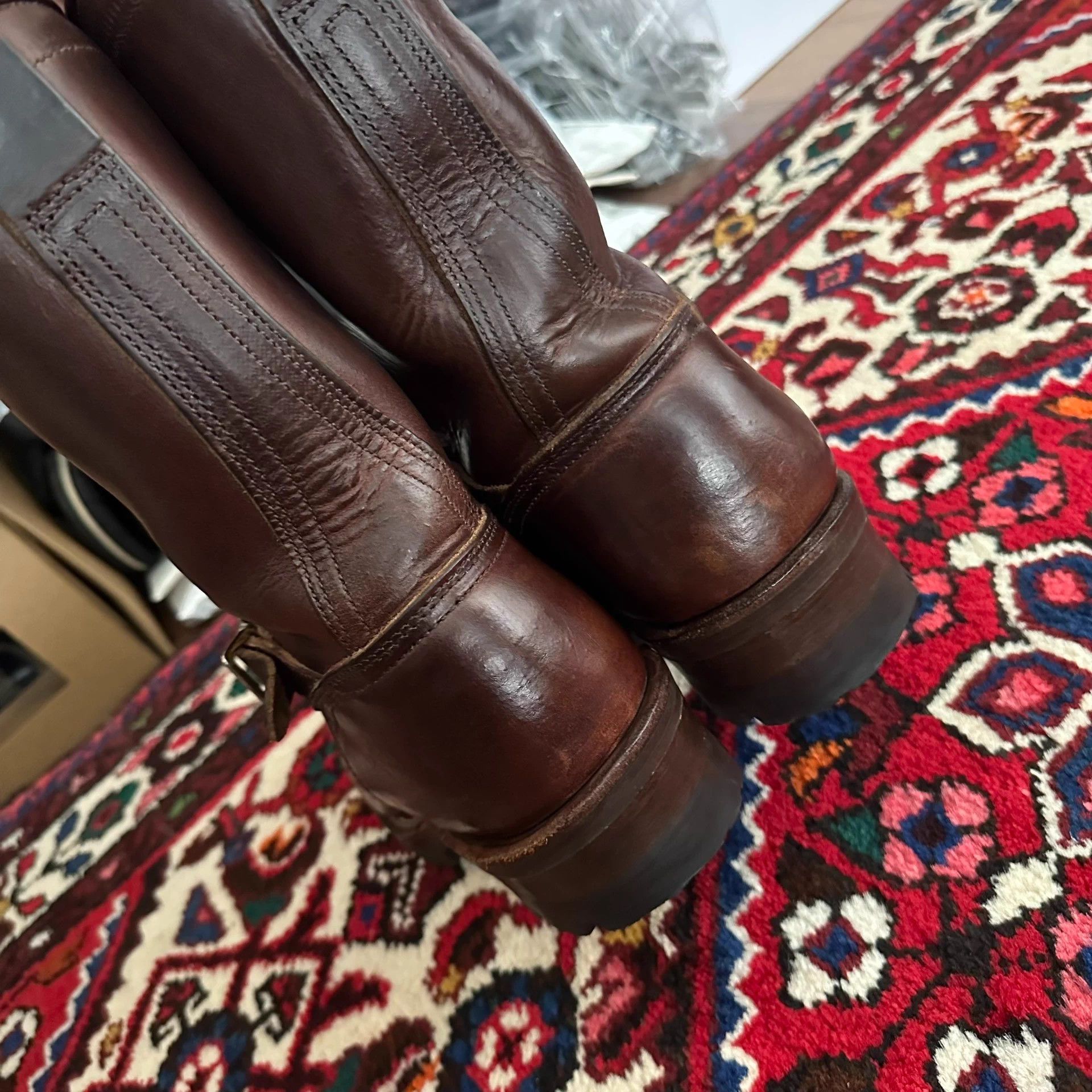Viberg Viberg Engineer Boot Tea Core Red Unlined 8E Size US 8 / EU 41 - 3 Thumbnail