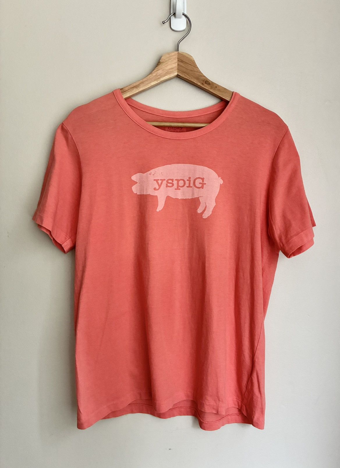 Yohji Yamamoto Yohji Yamamoto Y’s GIPSY Pig Logo Tee Size US M / EU 48-50 / 2 - 18 Thumbnail