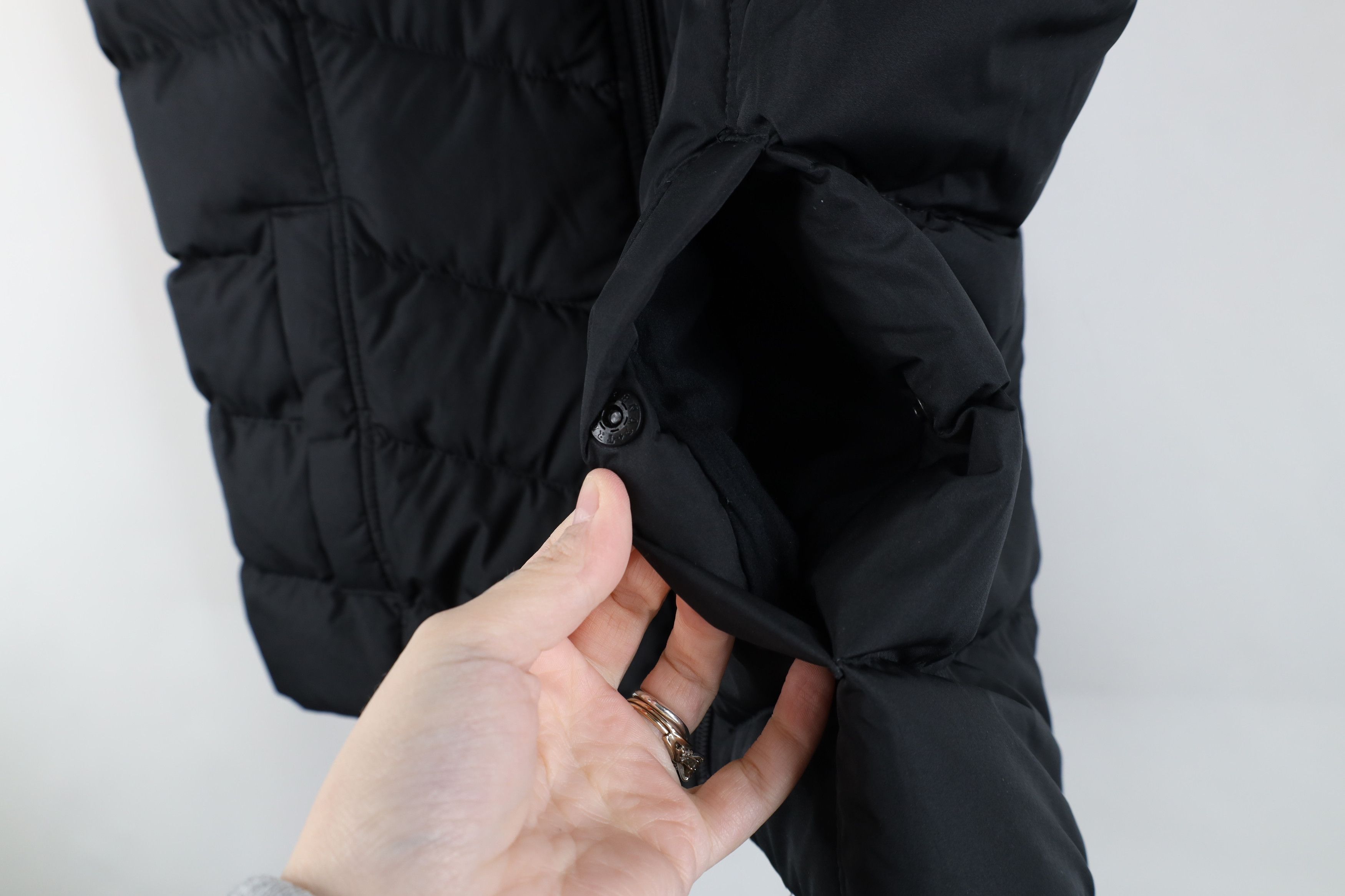 Lands' End × Vintage New Lands End Duck Down 600 Fill Puffer Vest Jacket Black Size XS / US 0-2 / IT 36-38 - 4 Thumbnail