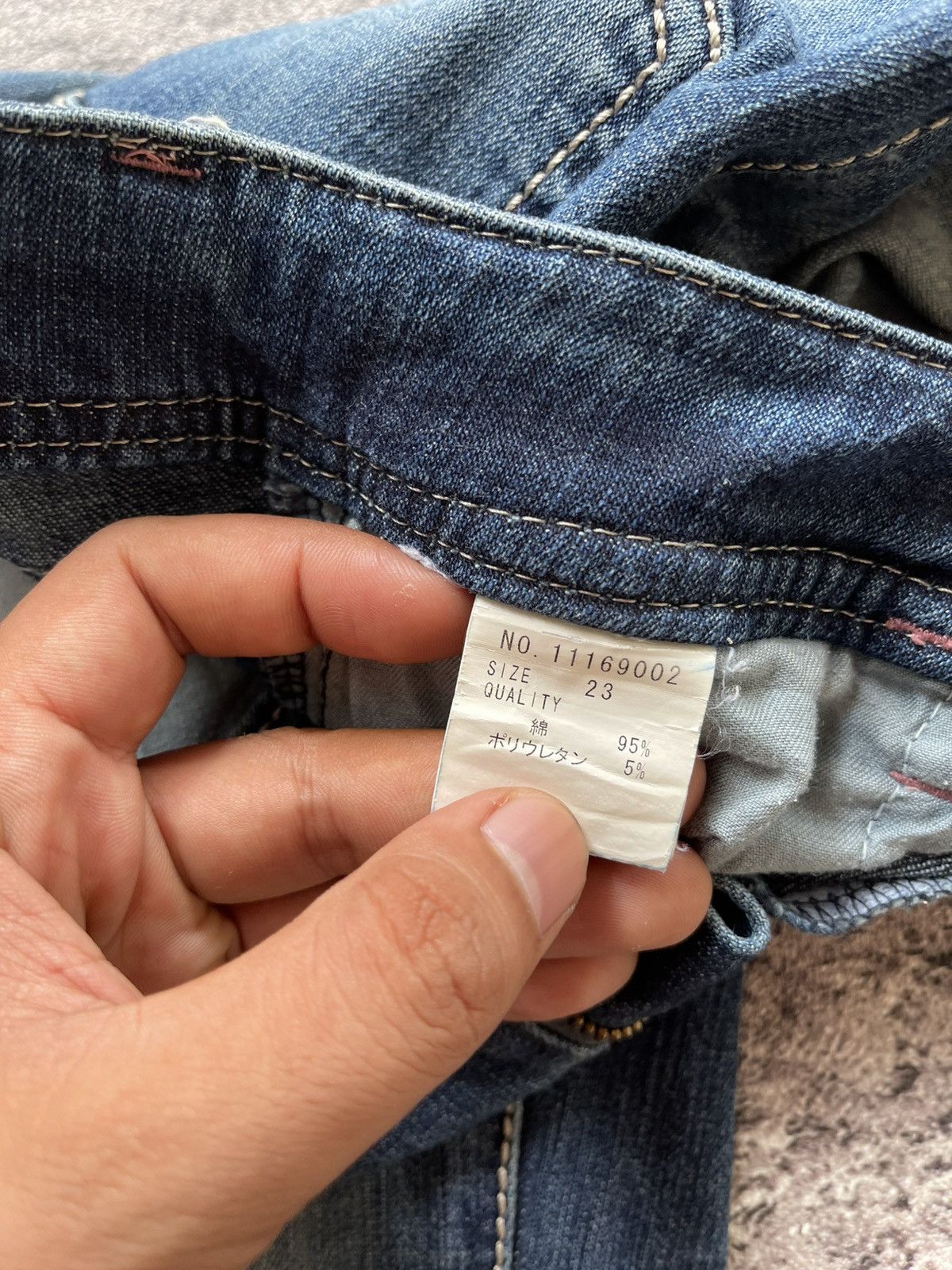 Japanese Brand Y2K C.C Cross Ifsixwasnine jeans skinny Size 26" / US 2 / IT 38 - 10 Thumbnail