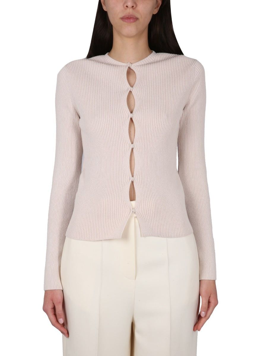 Fendi o1y0925 Cardigan in Blush Size S / US 4 / IT 40 - 1 Thumbnail