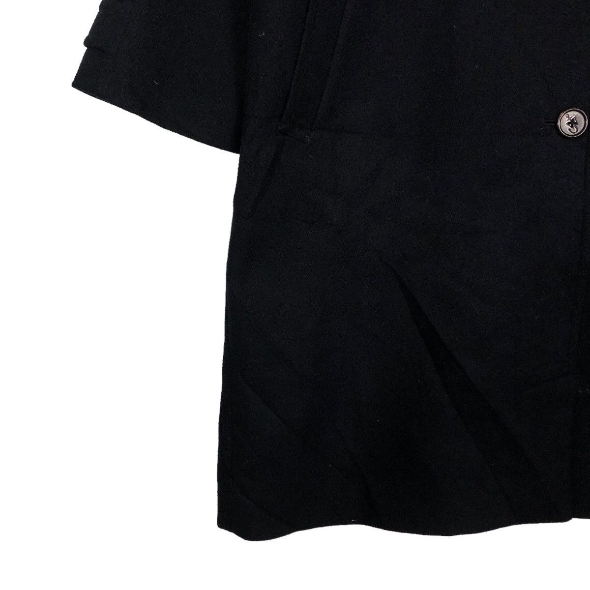 JW Anderson 🔥Rich Black - Fly Coats Long Jacket Wool Herringbone Size US S / EU 44-46 / 1 - 4 Thumbnail