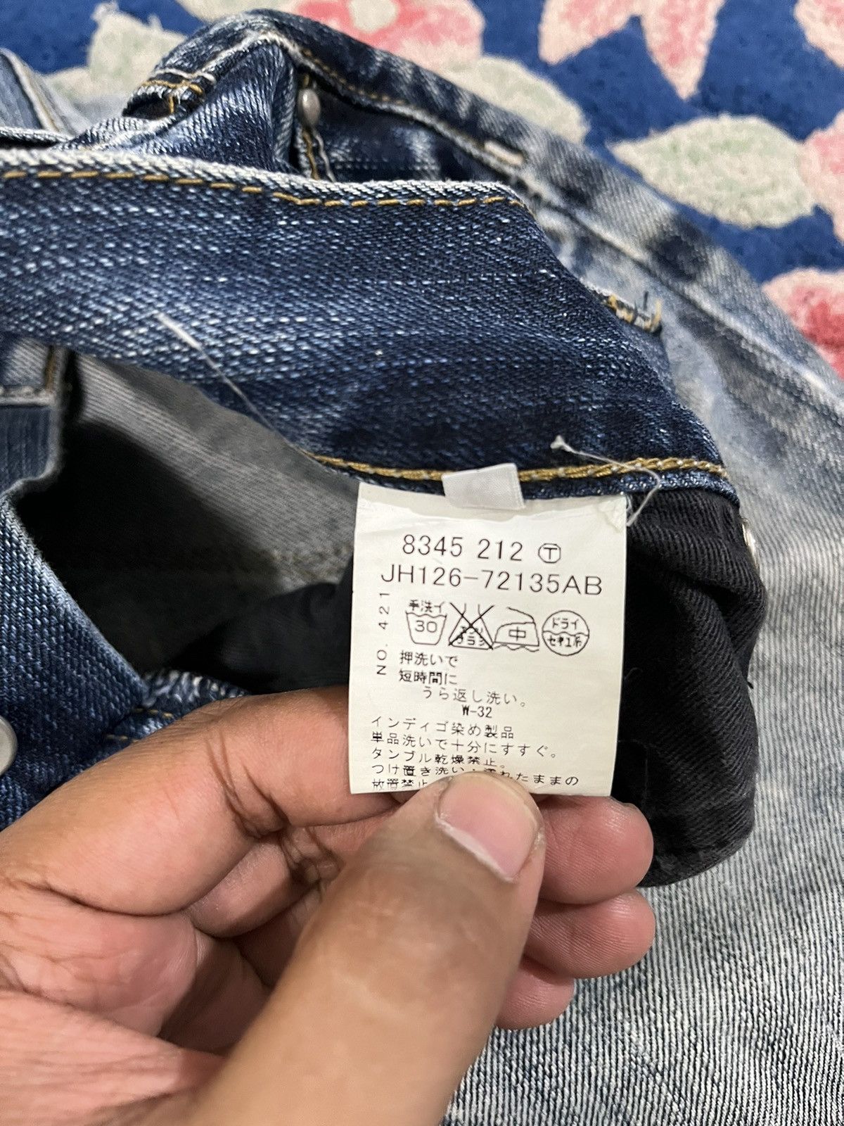 Beauty Beast Vintage Boycott Flare Distressed Denim Size US 33 - 10 Thumbnail