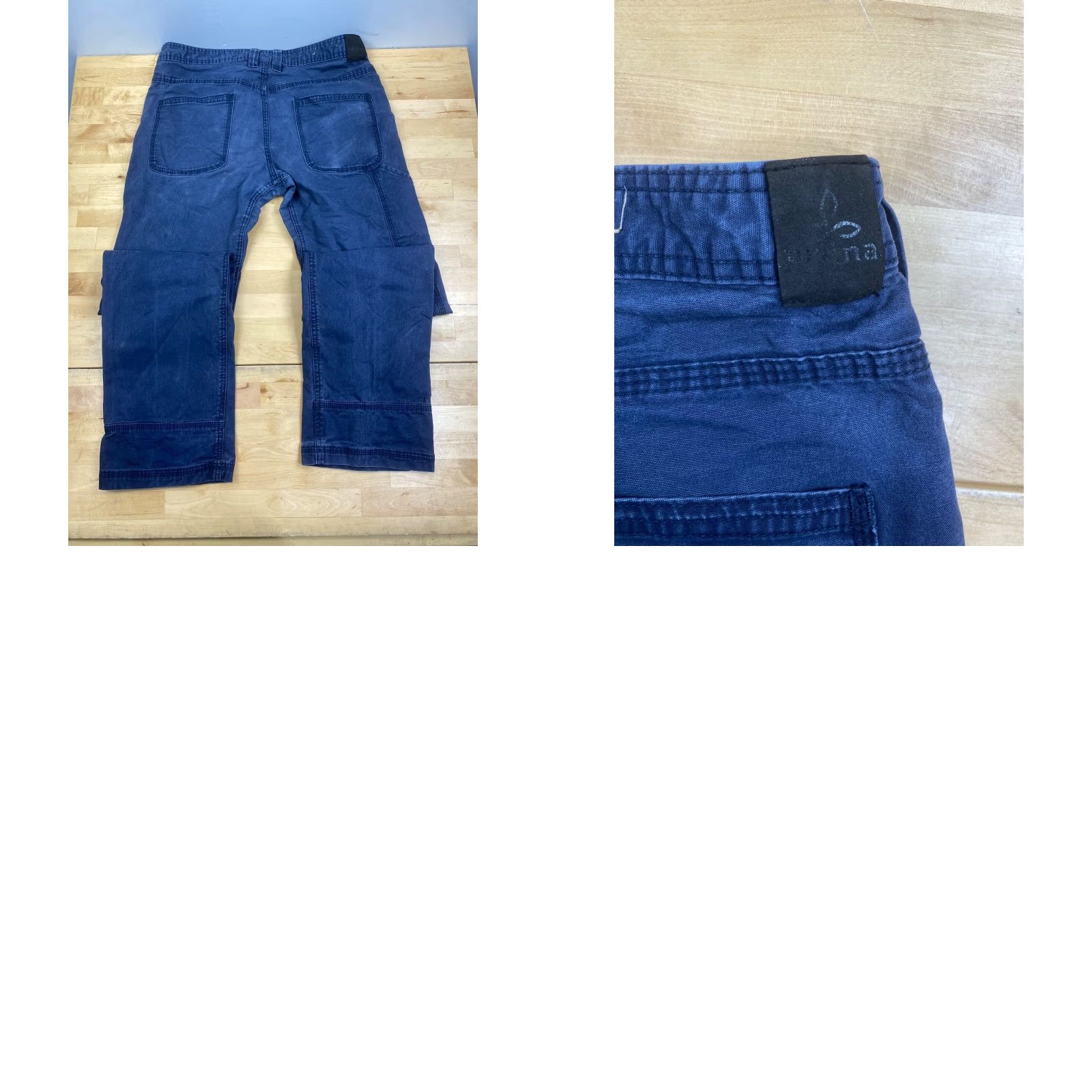 Prana prAna Jeans Mens 32x33 Denim Blue Regular Straight Stretch Casual Outdoor Hiking Size US 32 / EU 48 - 9 Thumbnail
