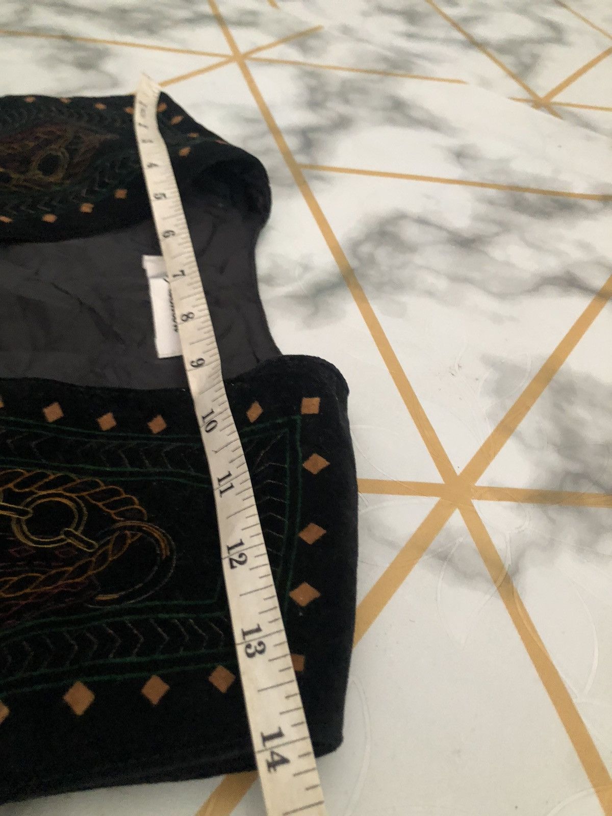 Art Comes First × Japanese Brand × Vintage Vintage Rose Fashion velvet Vest Size US S / EU 44-46 / 1 - 8 Thumbnail