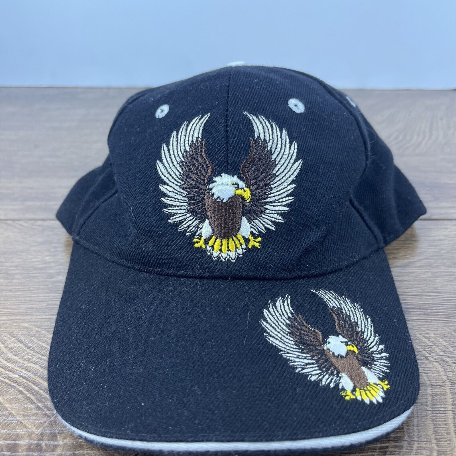 Other Bald Eagle Hat America Bald Eagle Black Hat Adjustable Adult Size ONE SIZE - 1 Thumbnail