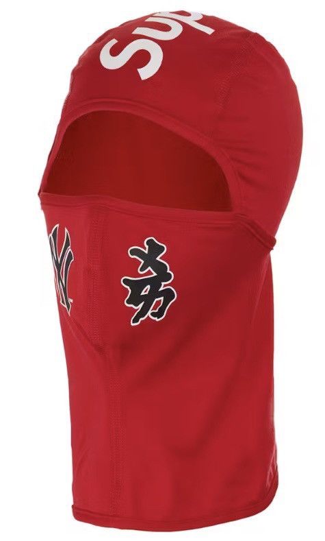New York Yankees × Supreme Supreme Supreme mlb New York Yankees balaclava mask Size ONE SIZE - 2 Thumbnail