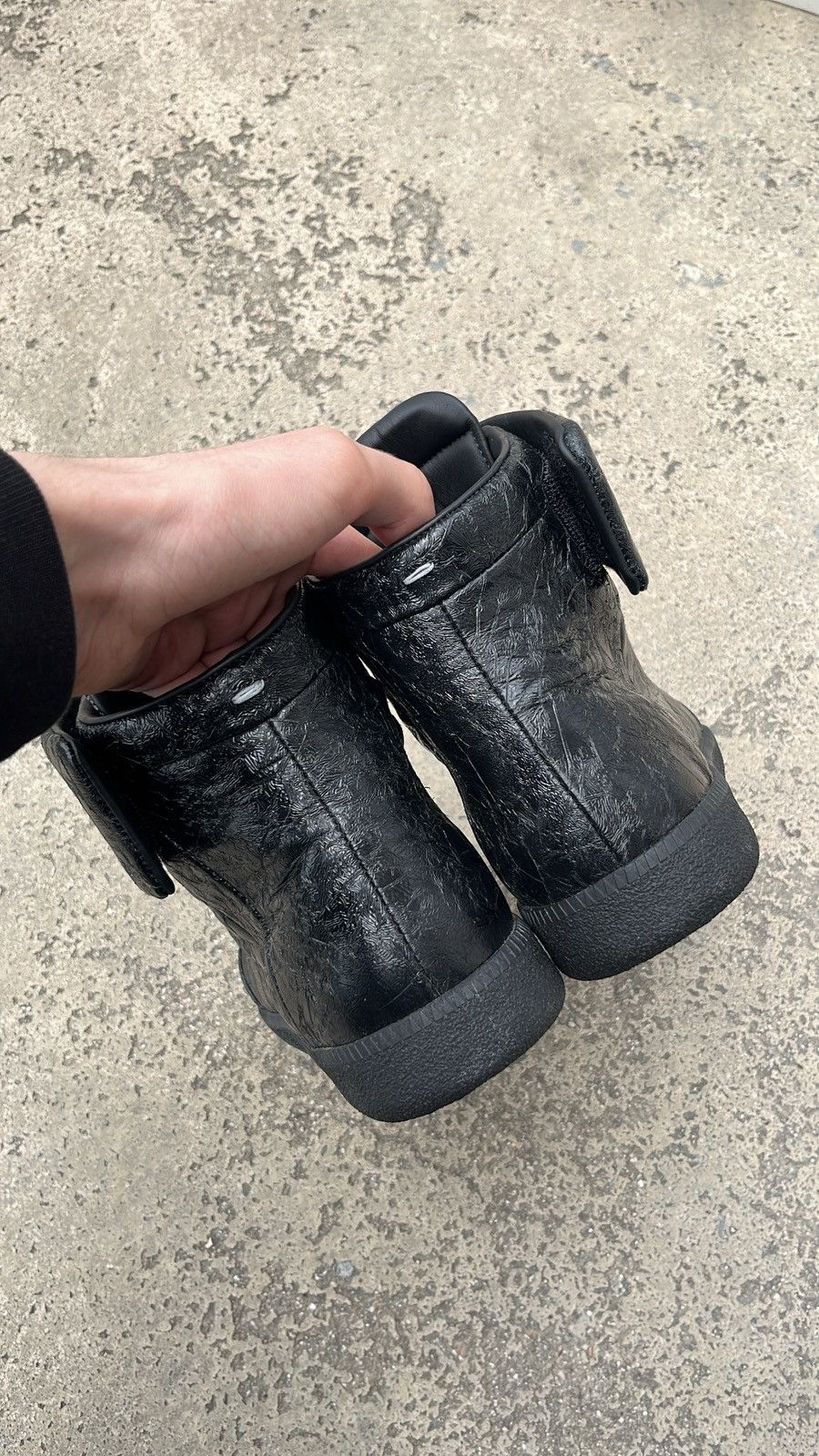 Maison Margiela Maison Margiela Future Blistered Black Leather Size US 7.5 / EU 40-41 - 6 Thumbnail
