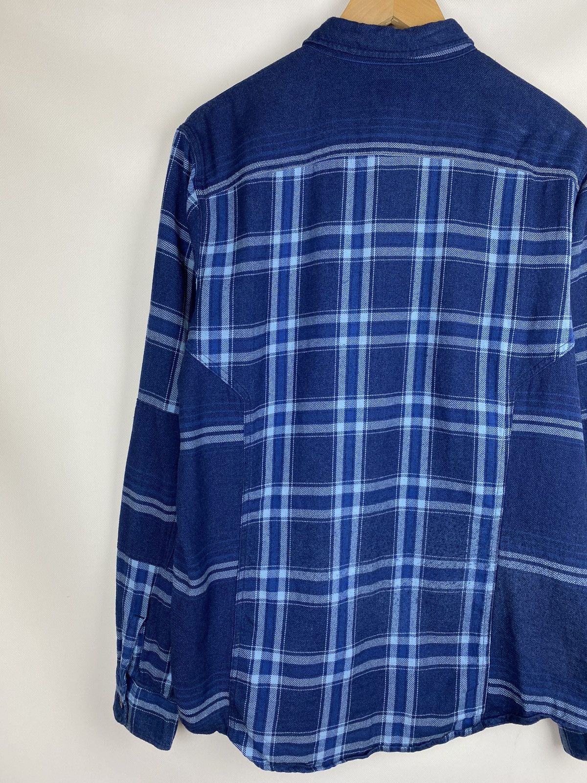 Edwin Edwin Indigo men’s long sleeve checked merge shirt size M Size US M / EU 48-50 / 2 - 16 Thumbnail