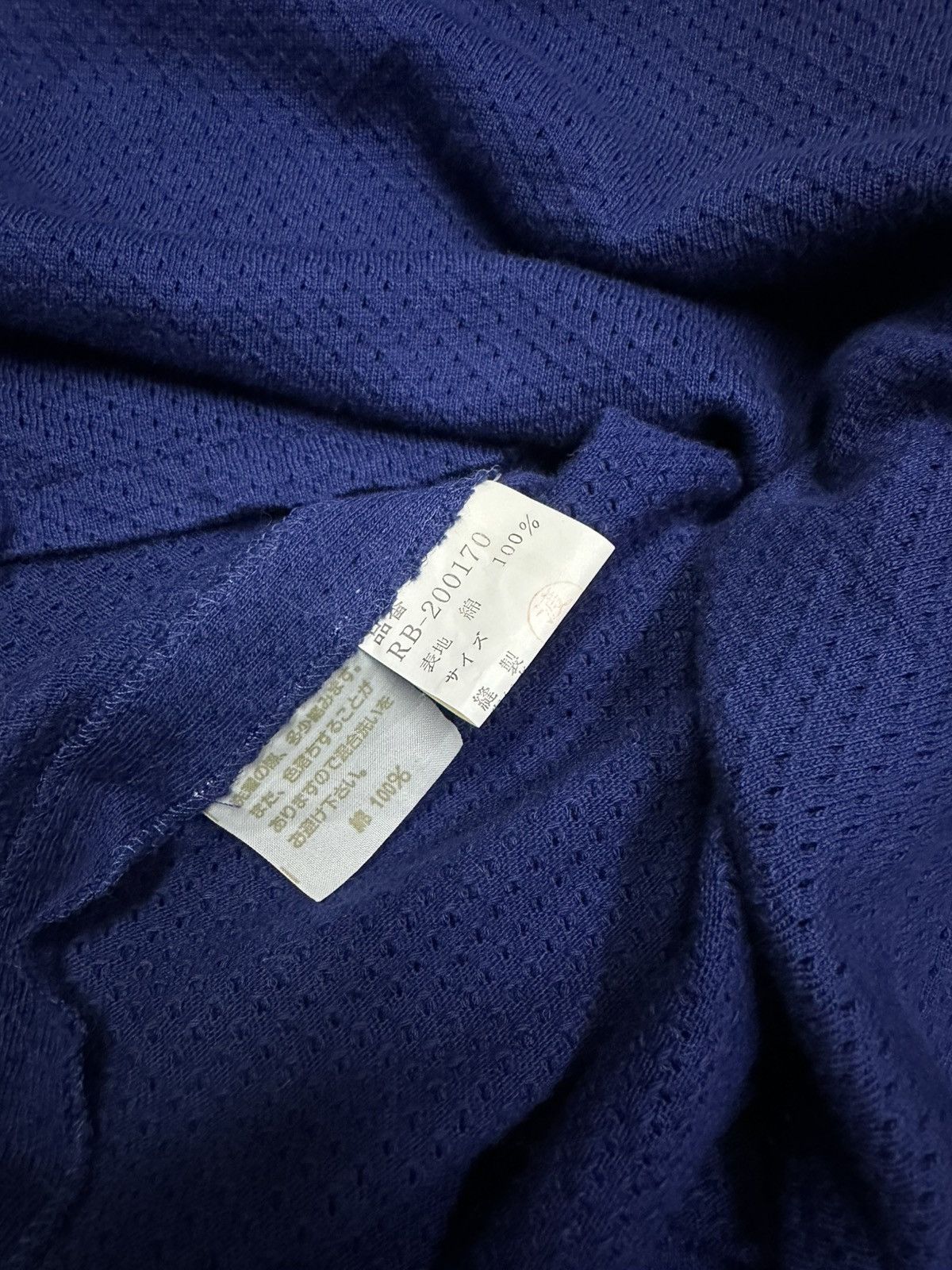 Comme des Garcons Vintage 90s Robe De Chambre Comme Des Garcons Mesh Longsleev Size US S / EU 44-46 / 1 - 6 Thumbnail