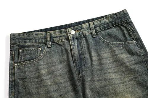 VIBE Punk washed distressed vintage men's bootcut jeans Size US 32 / EU 48 - 5 Thumbnail