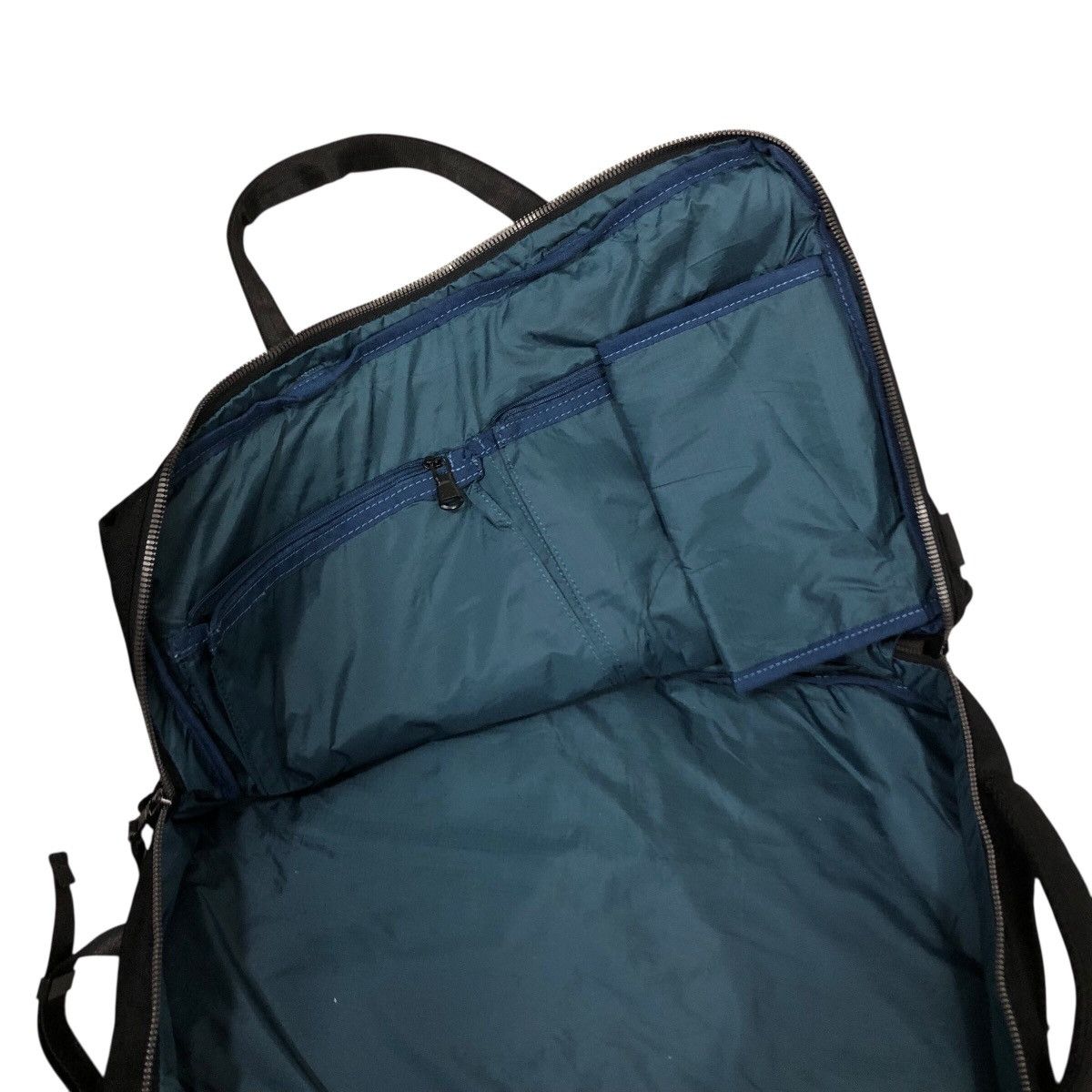 Japanese Brand 📌Rich Black Vintage Multi Use Back Pack Cordura Fabric Size ONE SIZE - 15 Thumbnail