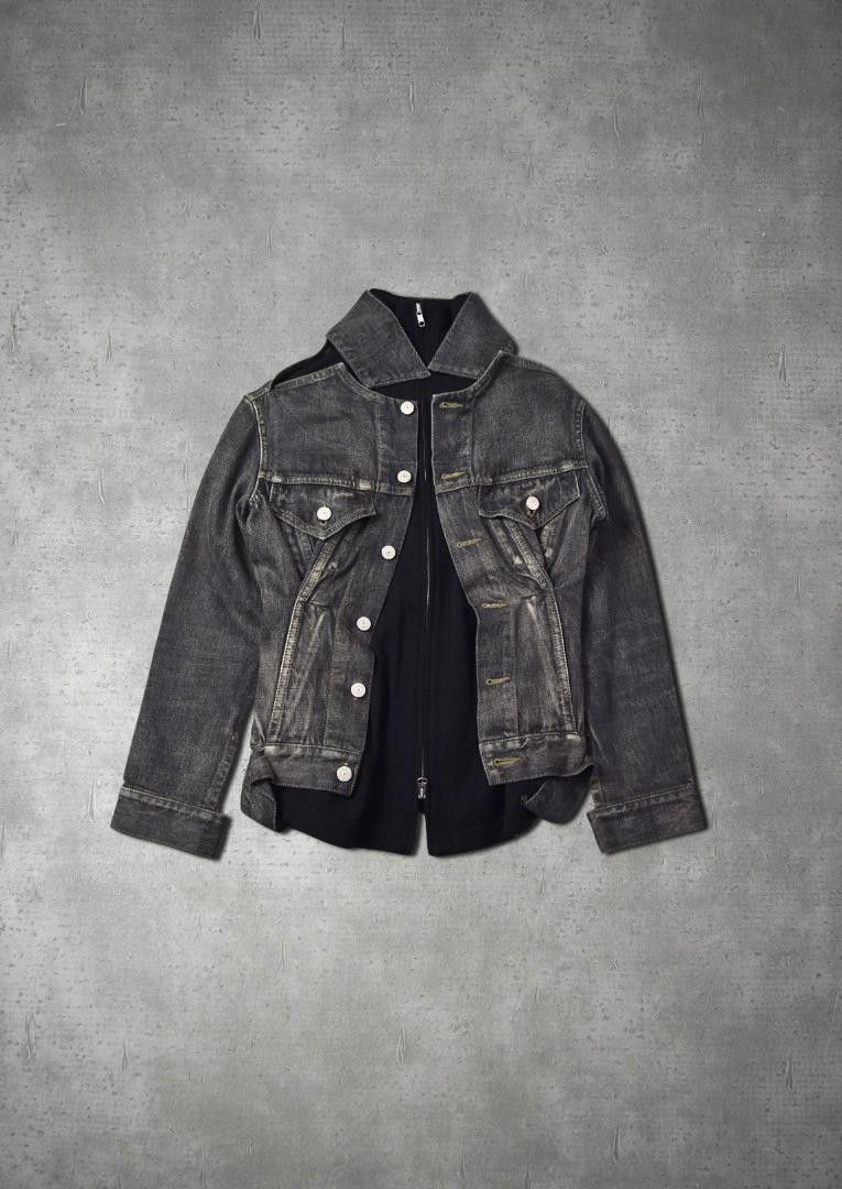 Yohji Yamamoto Yohji Yamamoto Pour Homme layered jacket Size US S / EU 44-46 / 1 - 1 Thumbnail