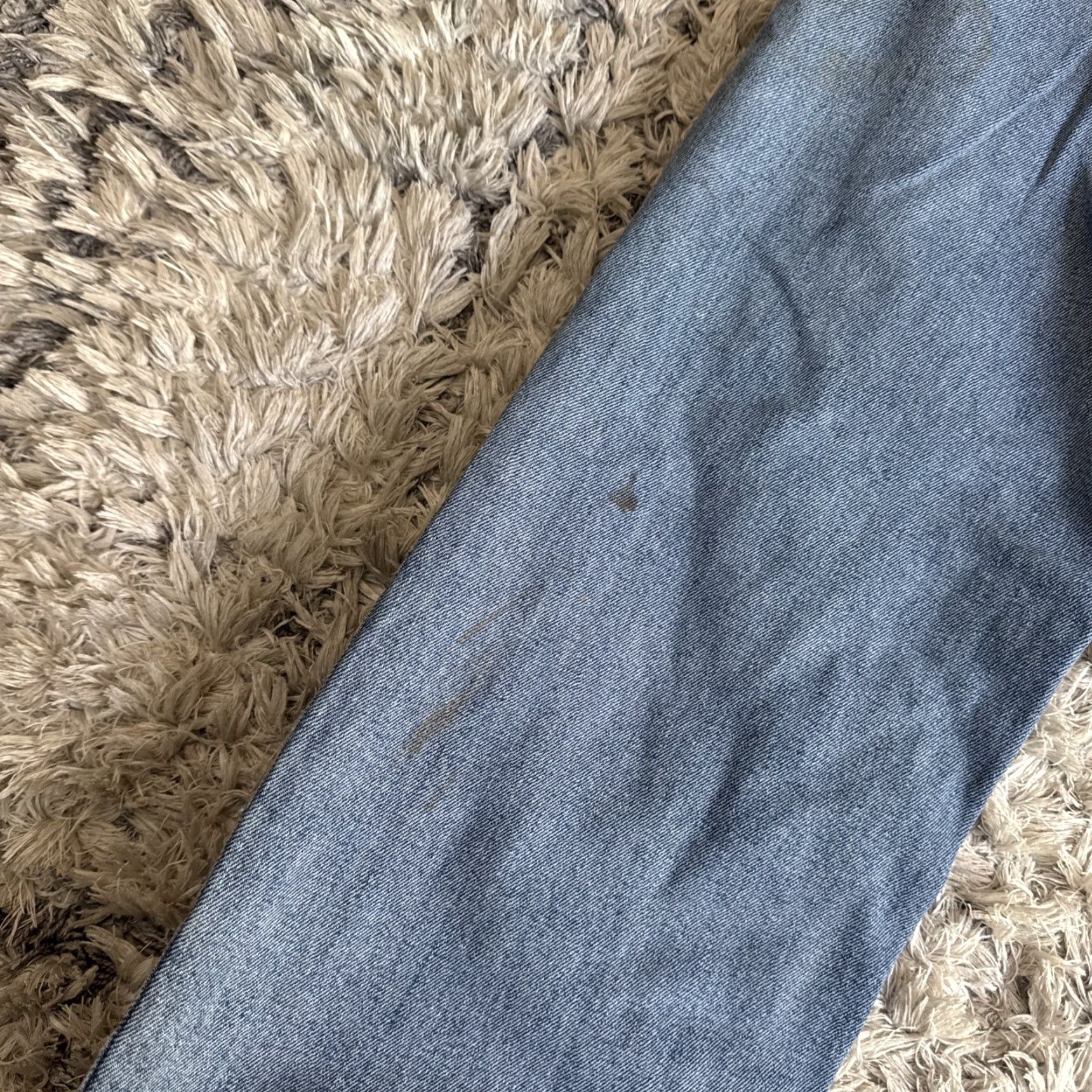Levi's VINTAGE Levi's 00's Signature Straight Jeans DAMAGED Men 34x30 Blue Denim Straight Jeans Mens 34 30 Size US 34 / EU 50 - 5 Thumbnail