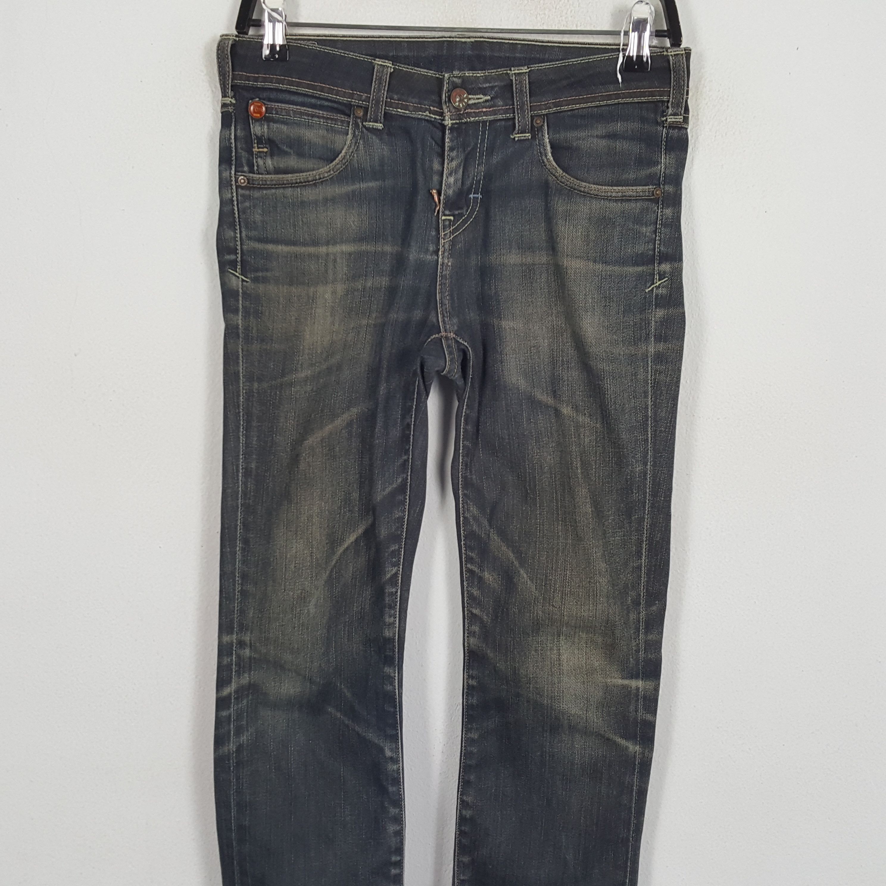 Evisu × Japanese Brand × Puma EVISU x PUMA Japanese Brand Custom Daicock Style Jeans Size 29" - 5 Thumbnail