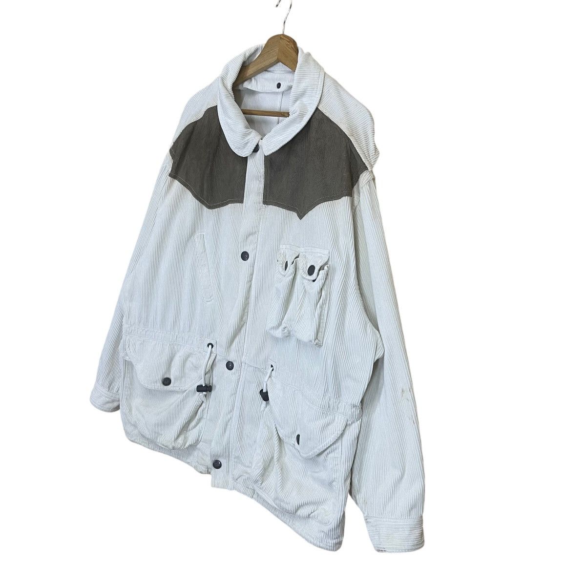 Boneville Vintage 90’s Boneville CP COMPANY Curdoroy Zipper Jacket Size US L / EU 52-54 / 3 - 3 Thumbnail