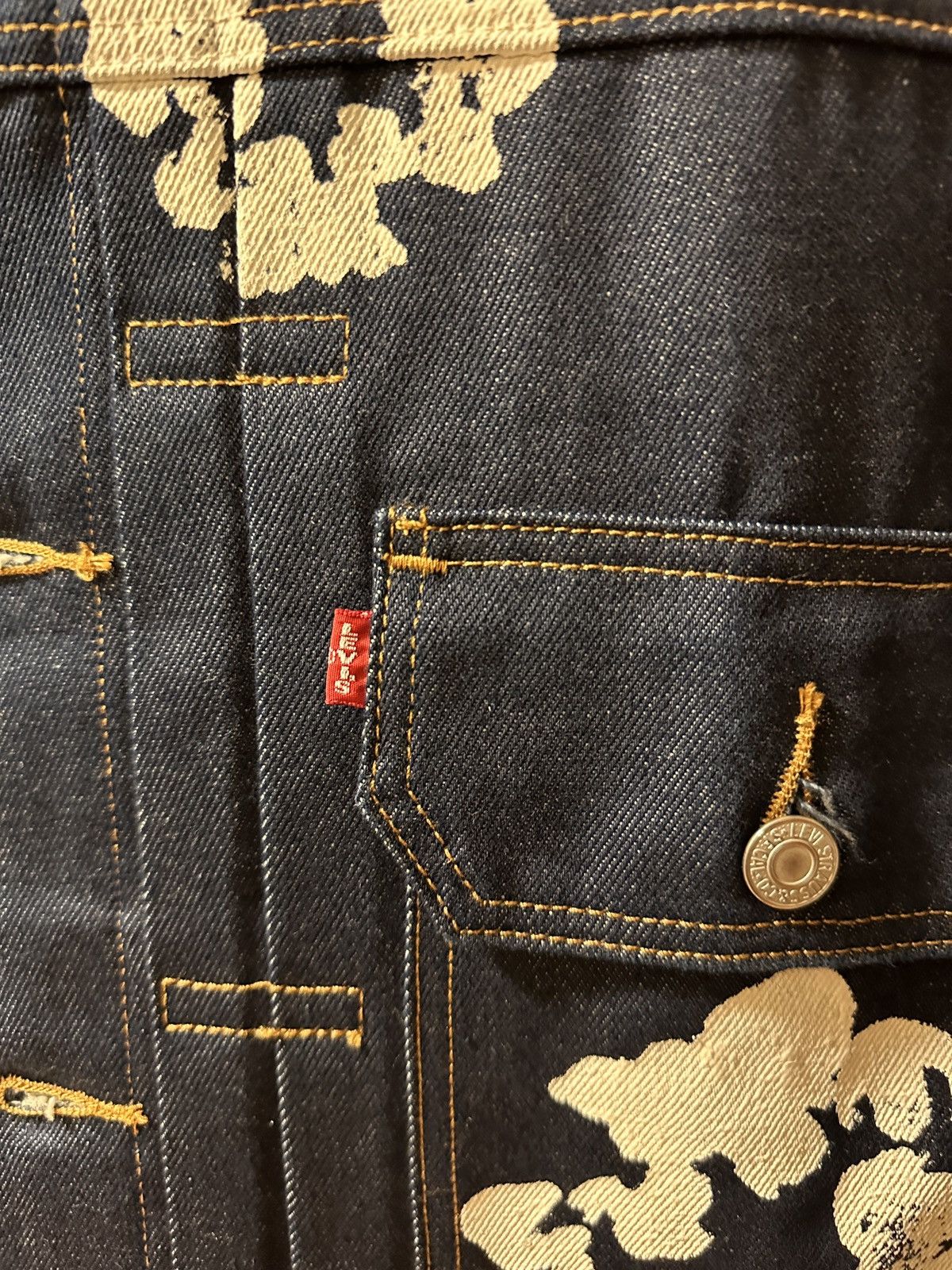 DENIM TEARS Denim Tears Dark Blue Denim Jacket Size US L / EU 52-54 / 3 - 4 Thumbnail