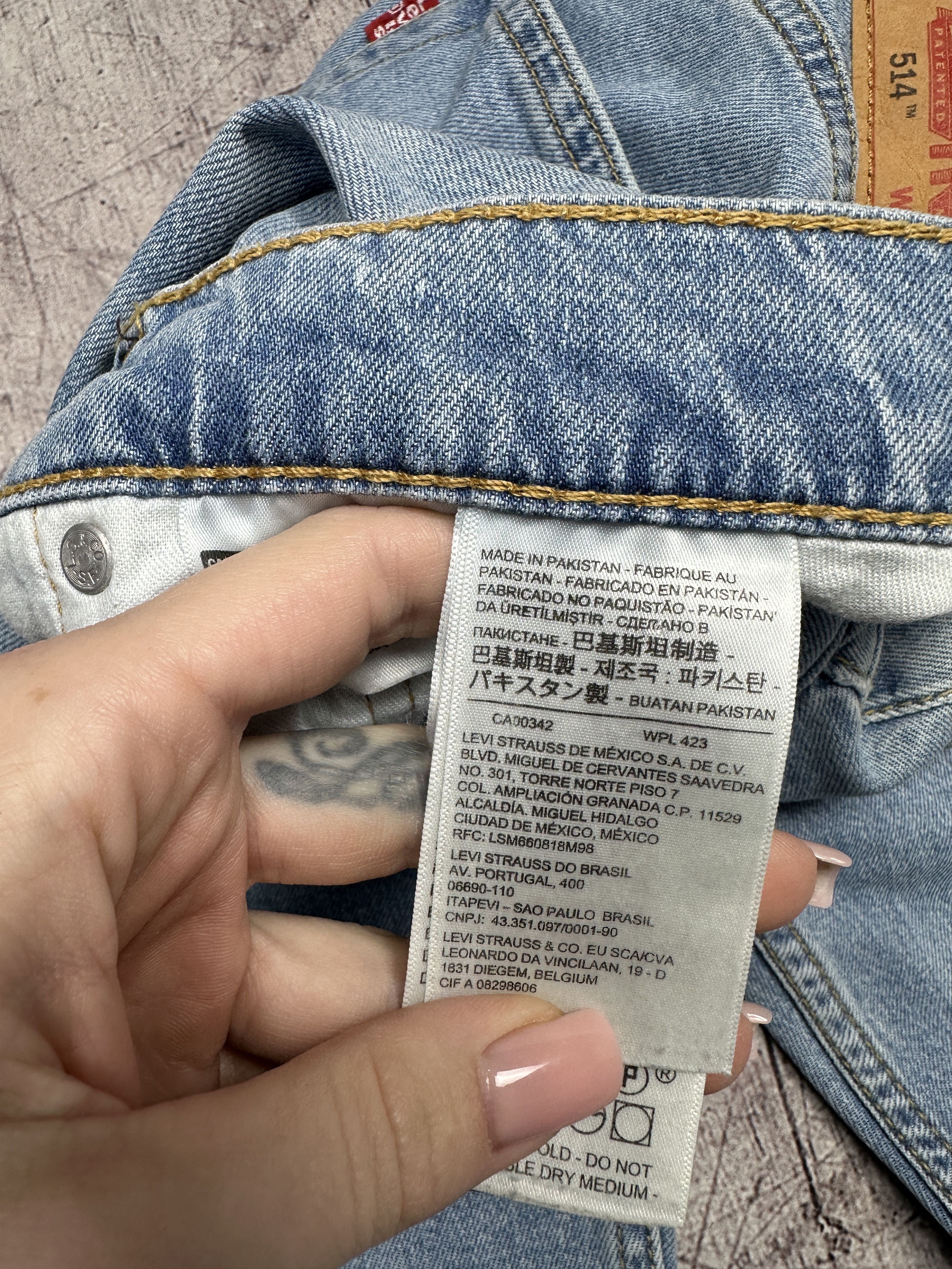 Levi's Levi's 514 Mens Denim Pants Jeans Size 34 x 30 Size US 34 / EU 50 - 8 Thumbnail