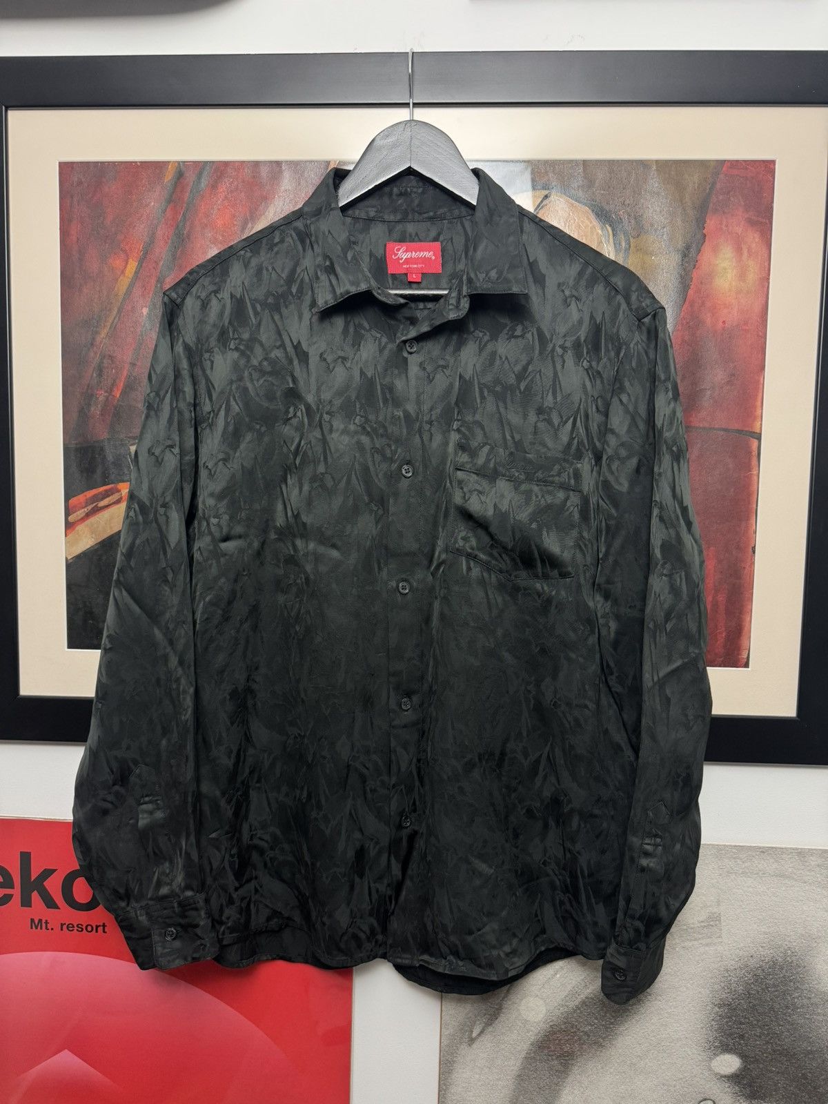 Supreme Supreme Blow Back Rayon Shirt Kiss Smoke Button Up | Grailed