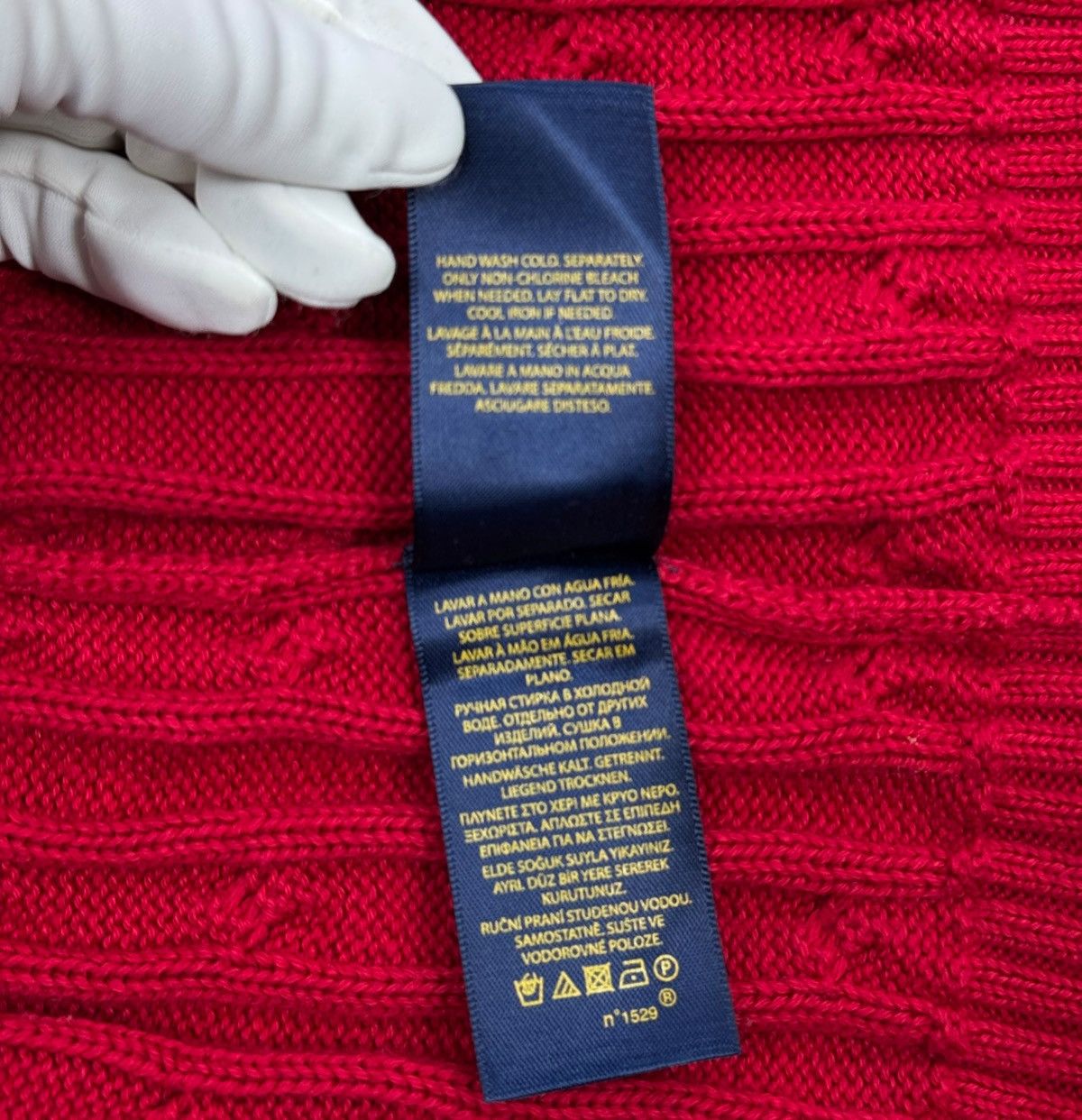 Polo Ralph Lauren Polo Ralph Lauren Red Cable Knit Sweater Cotton size XL Size M / US 6-8 / IT 42-44 - 13 Thumbnail