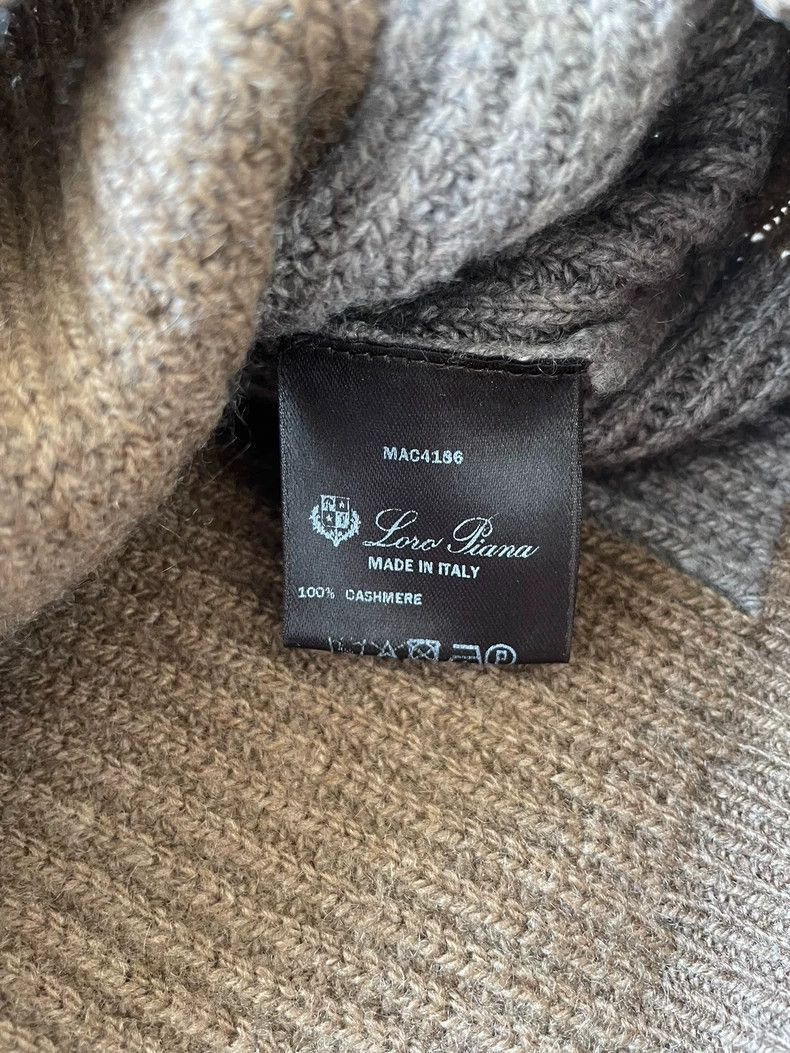 Loro Piana Loro Piana Colorblock Cashmere Turtleneck Sweater- Size US L / EU 52-54 / 3 - 3 Thumbnail
