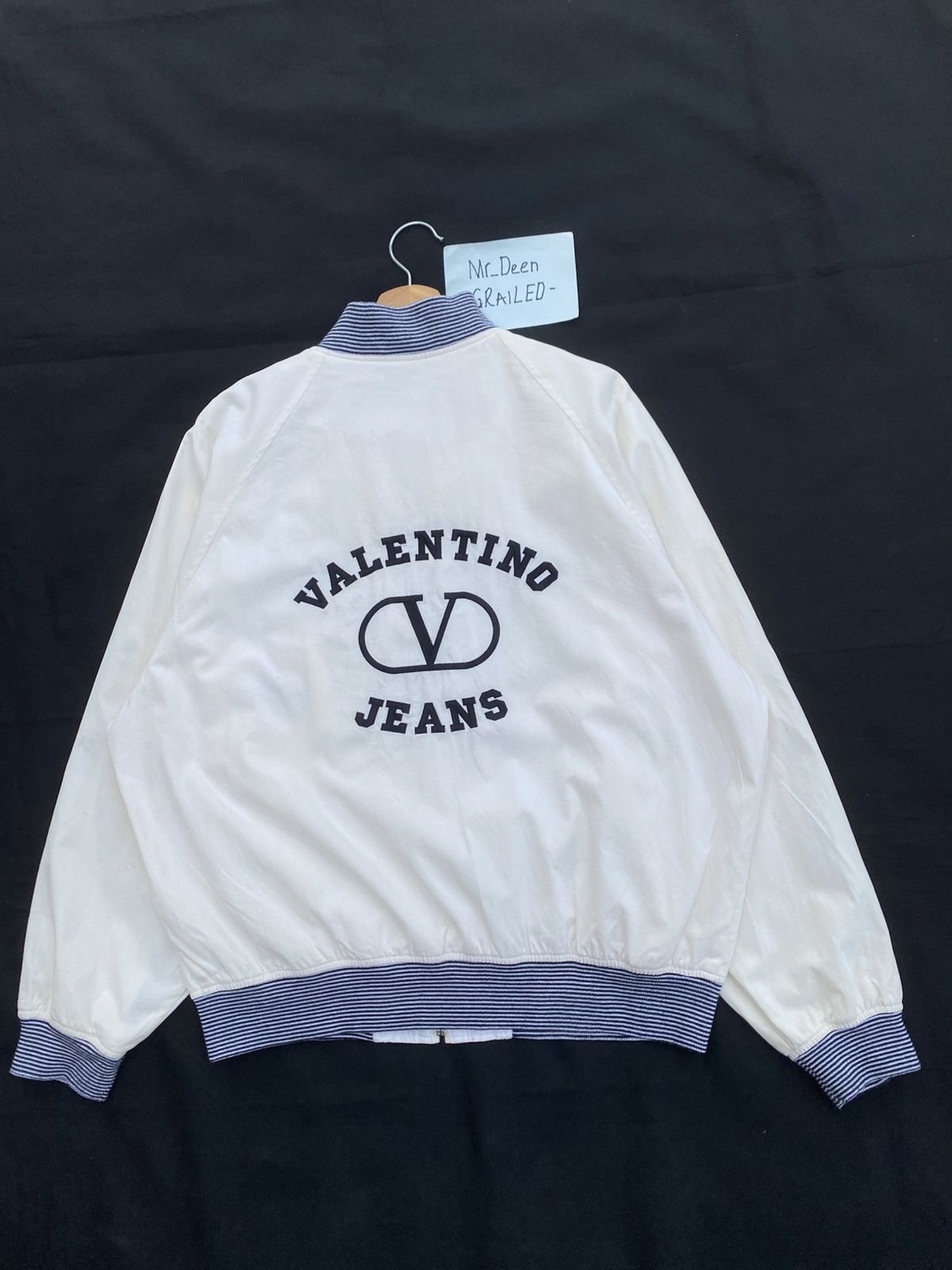 Valentino Rare Vintage Valentino Jeans Big Logo Cotton Jacket Size US M / EU 48-50 / 2 - 4 Thumbnail