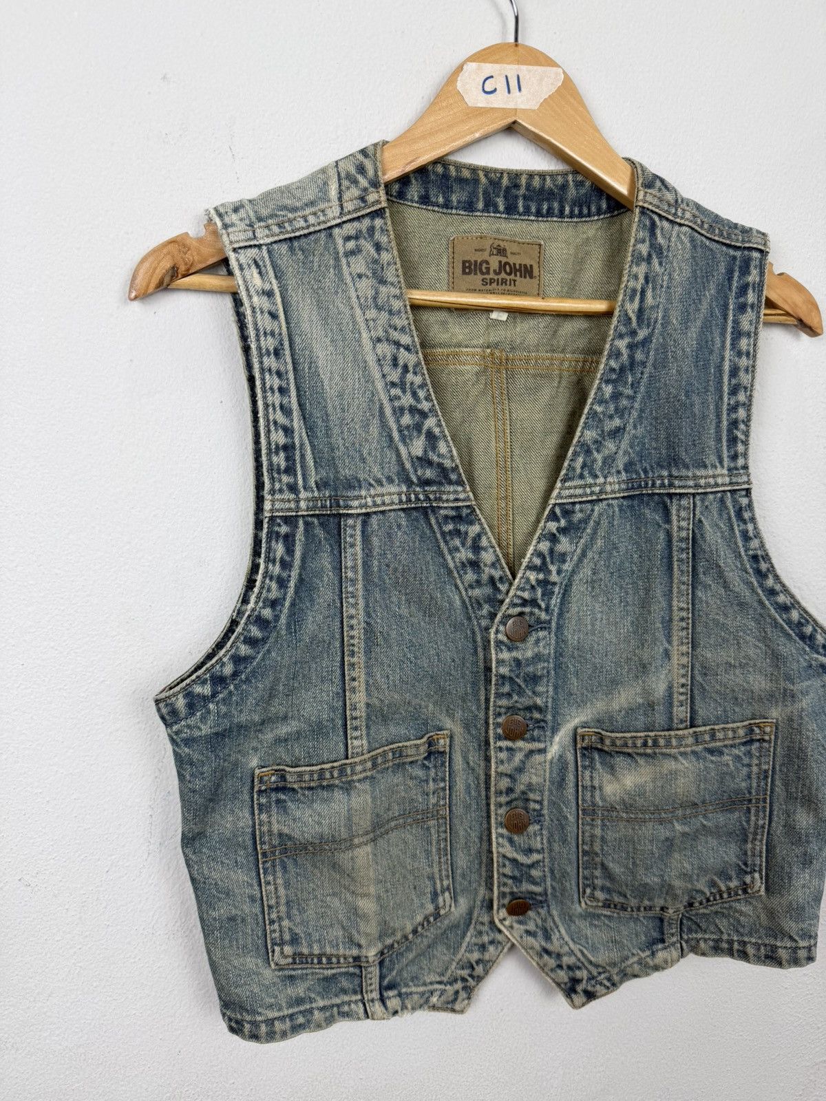 Big John Vintage Big John Spirit Denim Vest Size US L / EU 52-54 / 3 - 2 Thumbnail