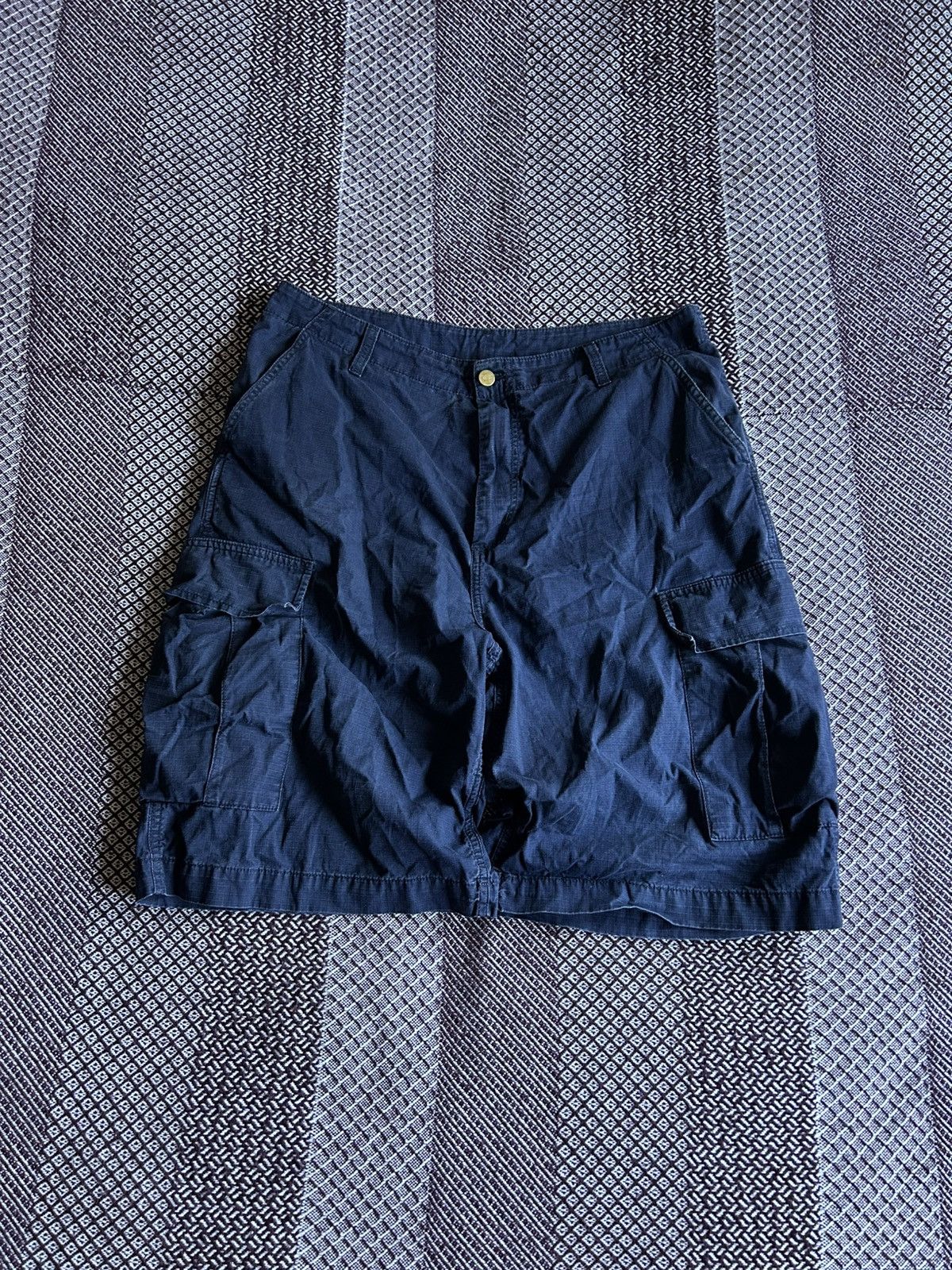 Carhartt Vintage Carhartt Cargo Shorts Streetwear Style Baggy Size 33 Size US 33 - 7 Thumbnail
