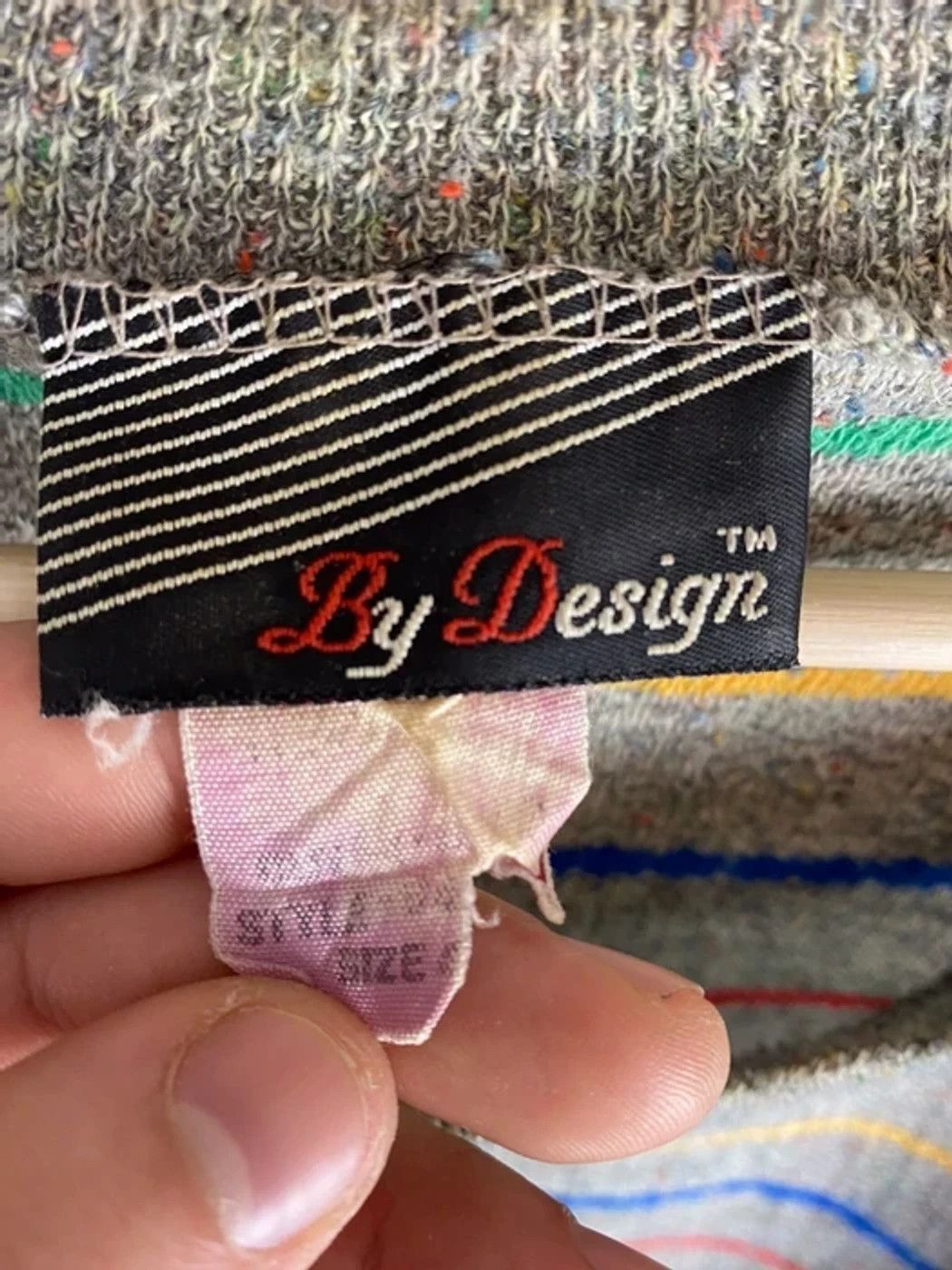 Vintage Vintage Striped Knit T-Shirt Size US S / EU 44-46 / 1 - 1 Thumbnail