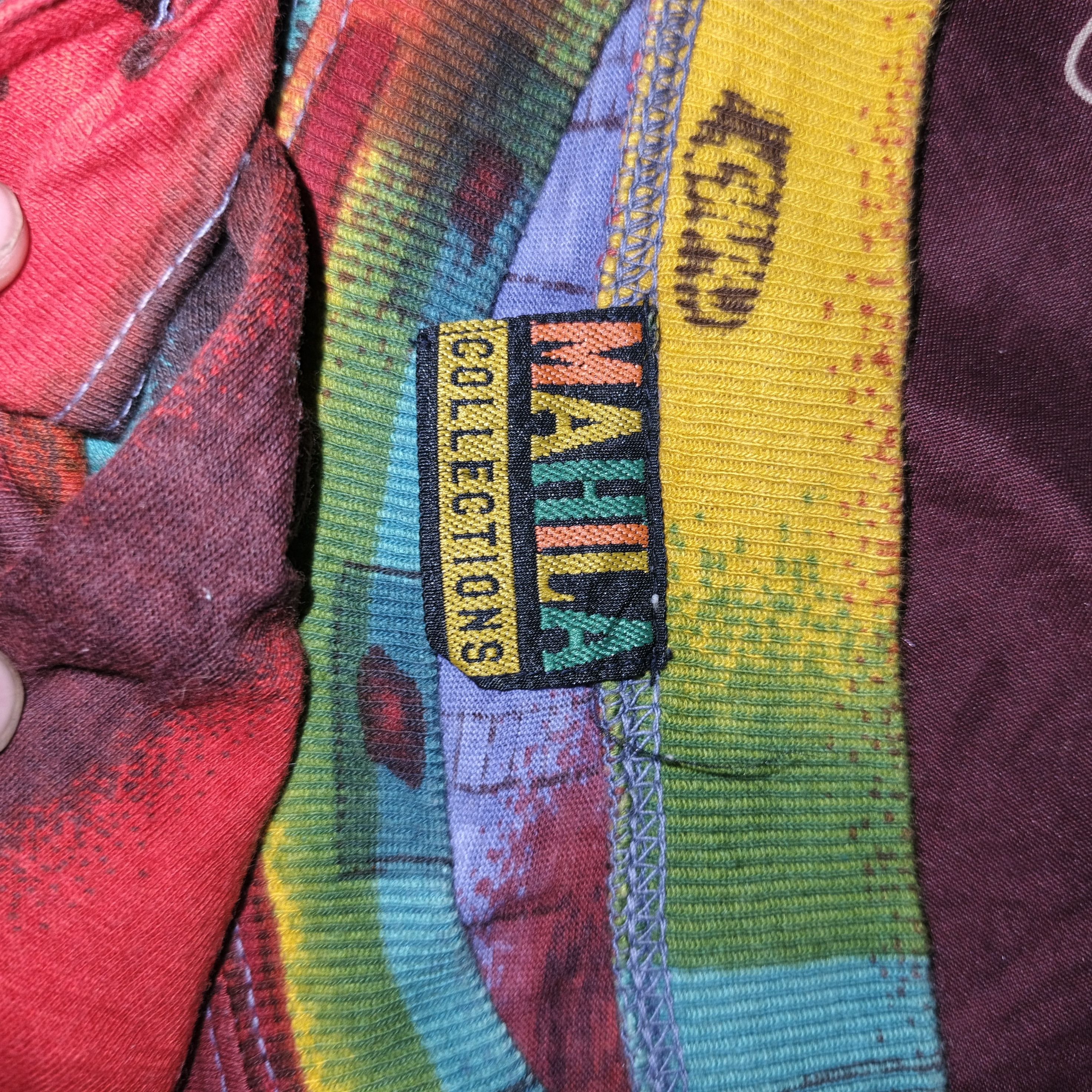 Vintage 90's MAHILA COLLECTIONS Abstract Pattern Aesthetic Size US XL / EU 56 / 4 - 13 Thumbnail