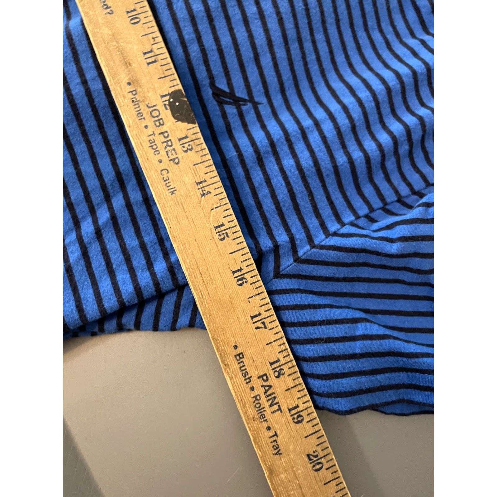 Nautica VINTAGE Nautica Men’s T-Shirt Short Sleeve Crew Neck Cotton Blue Striped All Seasons S Size US S / EU 44-46 / 1 - 5 Thumbnail