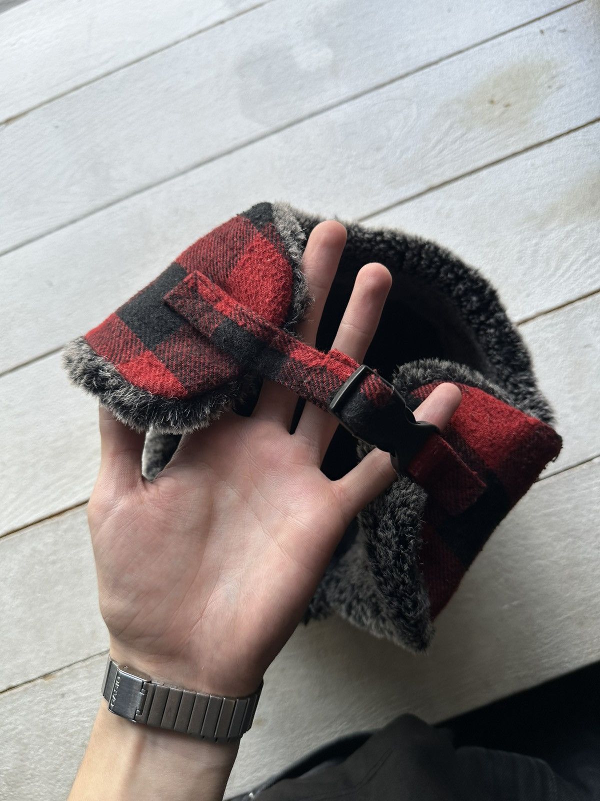 Vintage 🚨Y2K HYPE FUZZY MOHAIRE AVIATOR USHANKA HAT bubble Size ONE SIZE - 7 Thumbnail