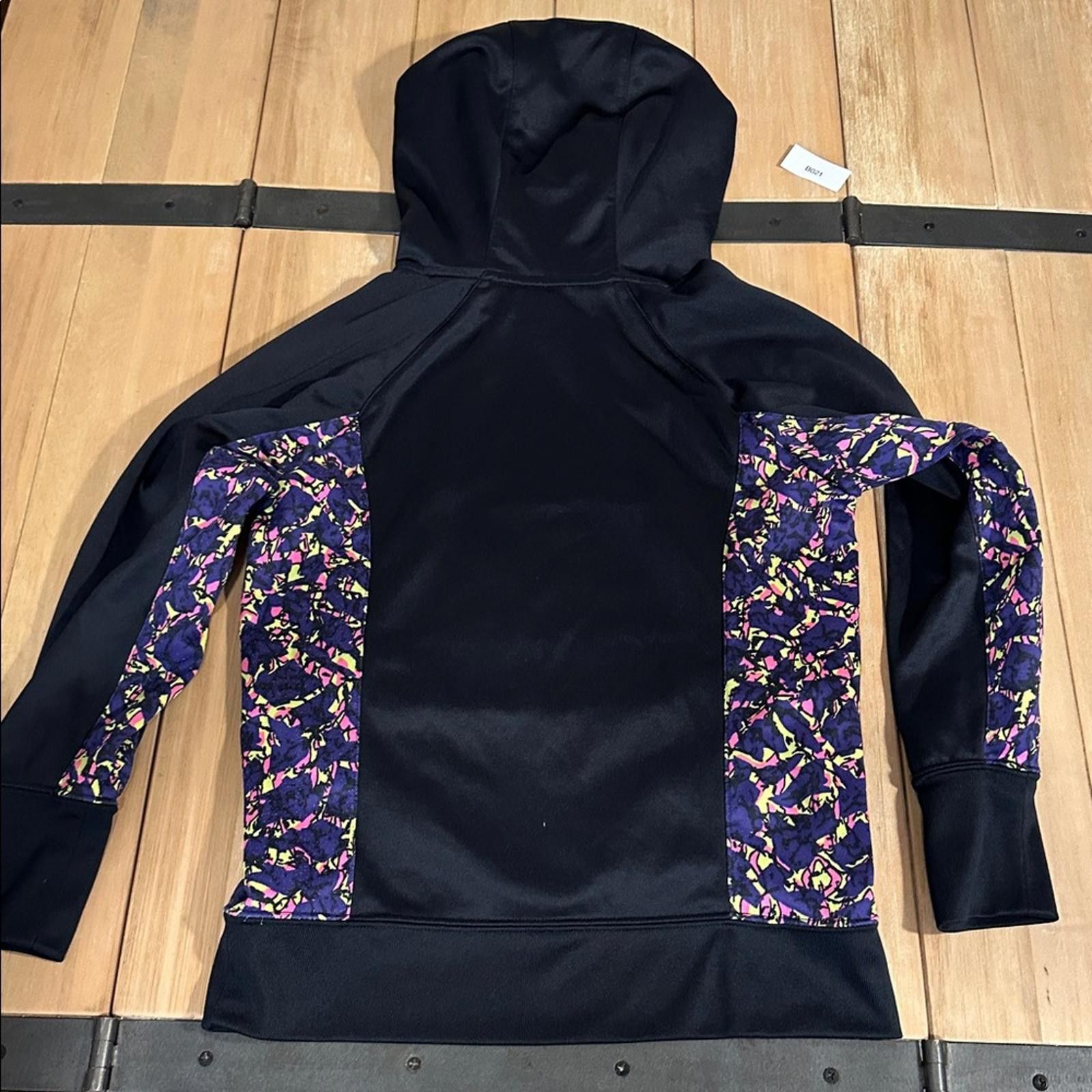 Nike Nike Kids Large Therma-Fit Hoodie Black Warm Pullover Size US L / EU 52-54 / 3 - 7 Thumbnail