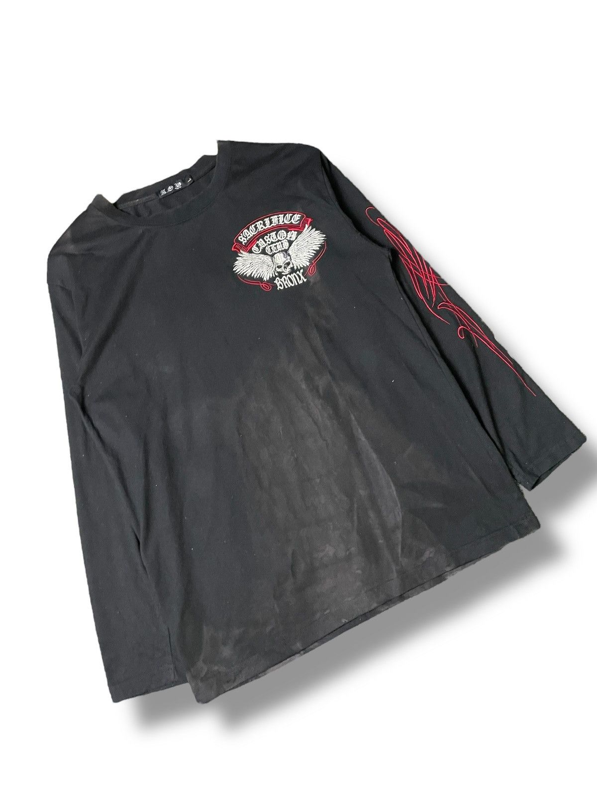 Japanese Brand A.O.D Japanese Brand Punk Long Sleeve Shirt (65) Size US L / EU 52-54 / 3 - 4 Thumbnail