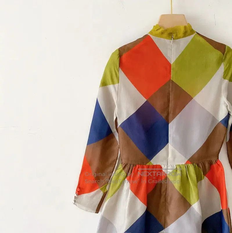 Valentino Valentino Summer Colorful Silk Dress . Size S / US 4 / IT 40 - 5 Thumbnail