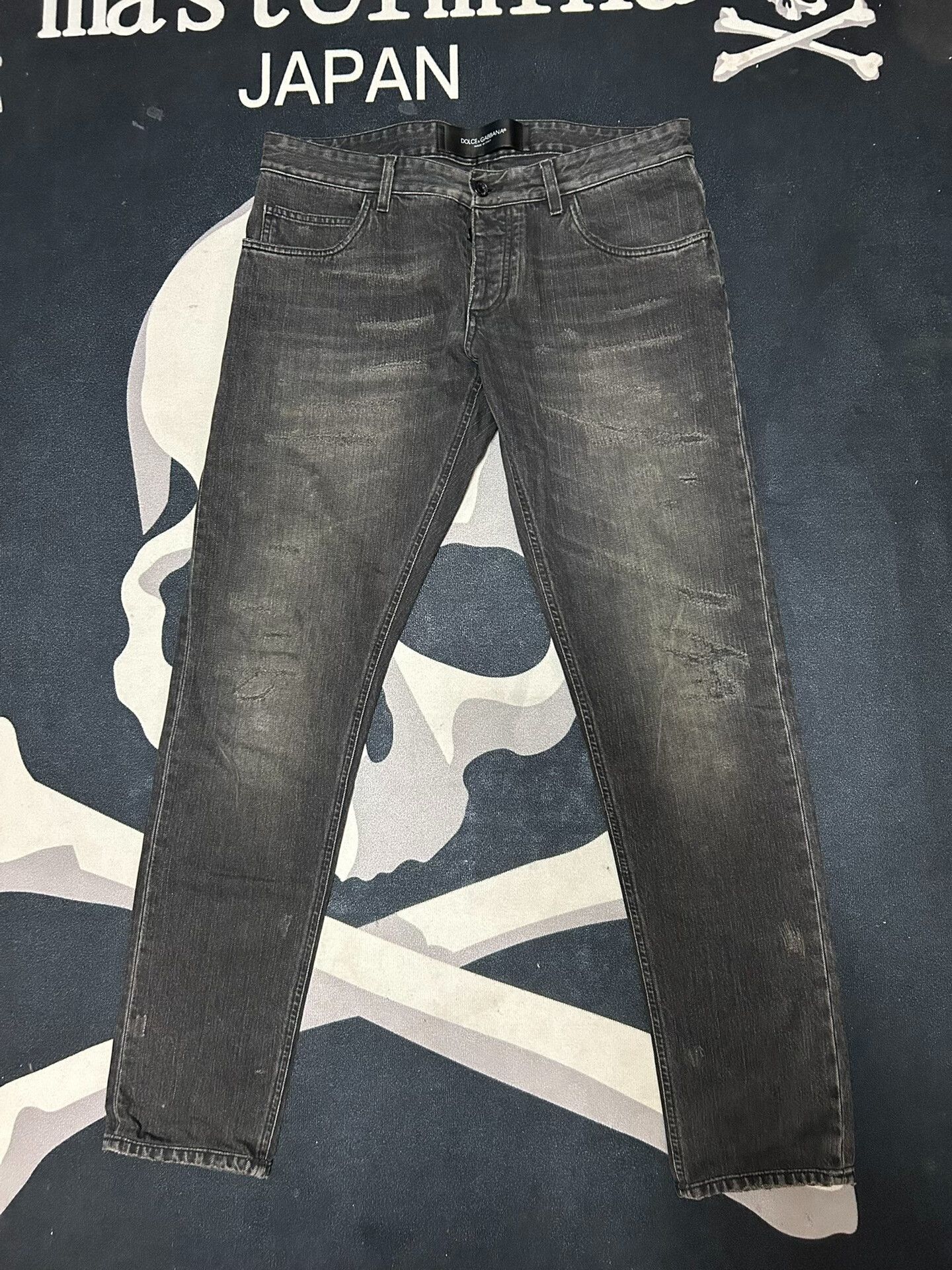 Dolce & Gabbana Dolce & Gabbana Distressed Gray Jeans Size US 34 / EU 50 - 1 Thumbnail