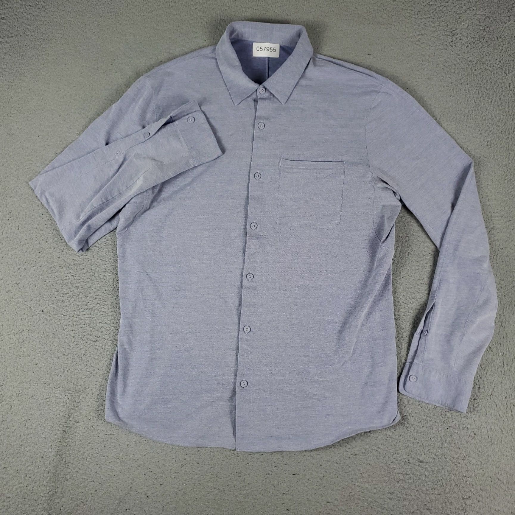 Lululemon Lululemon Shirt Mens Size Medium Blue Stretch Button-Up Long Sleeve Casual Formal Workwear Modern Preppy Size US M / EU 48-50 / 2 - 2 Thumbnail