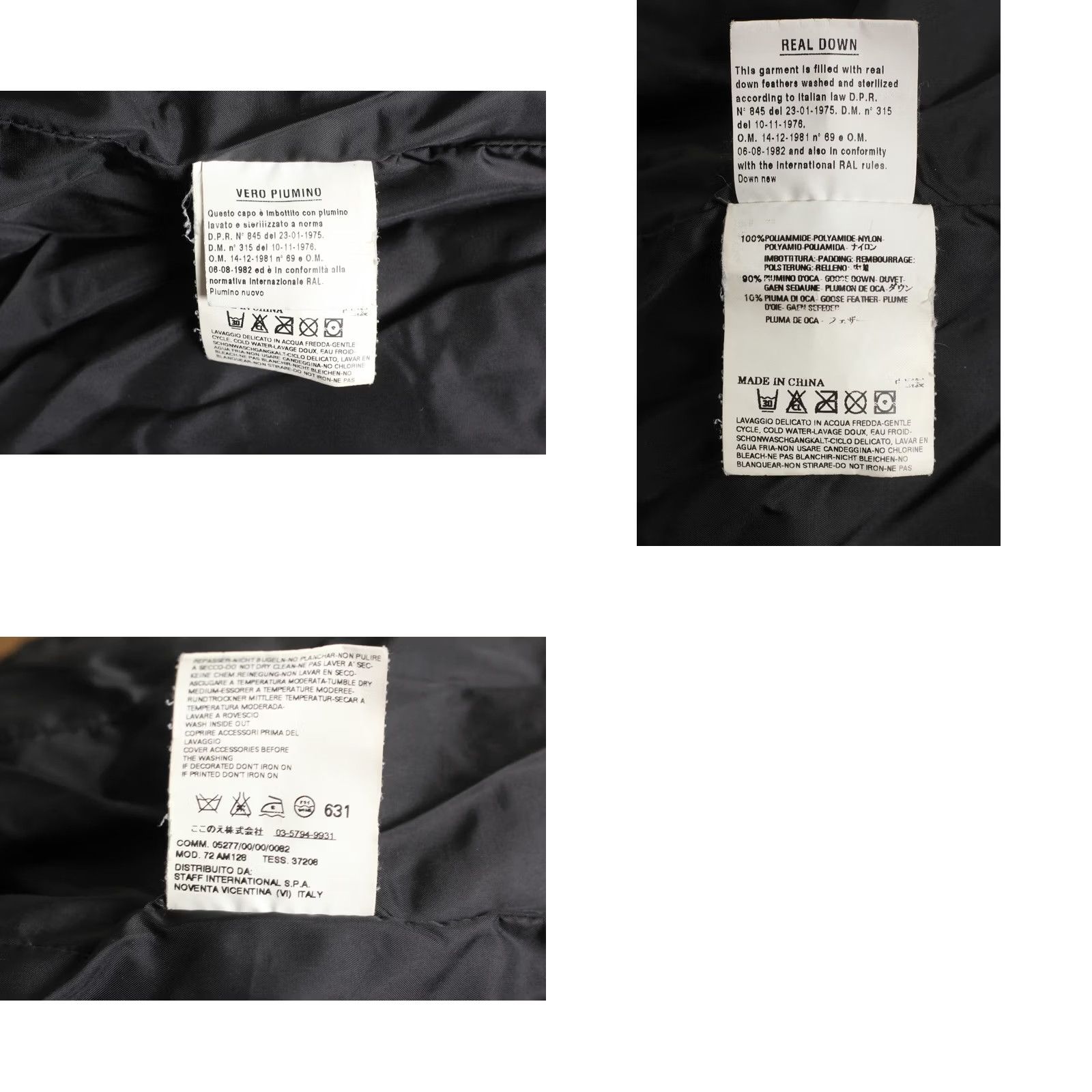 Dsquared2 DSQUARED Vintage Down Jacket Women Size 42 MJ5720 Jacket, Black, Puffer, Down, Regular, XS? Size M / US 6-8 / IT 42-44 - 8 Thumbnail