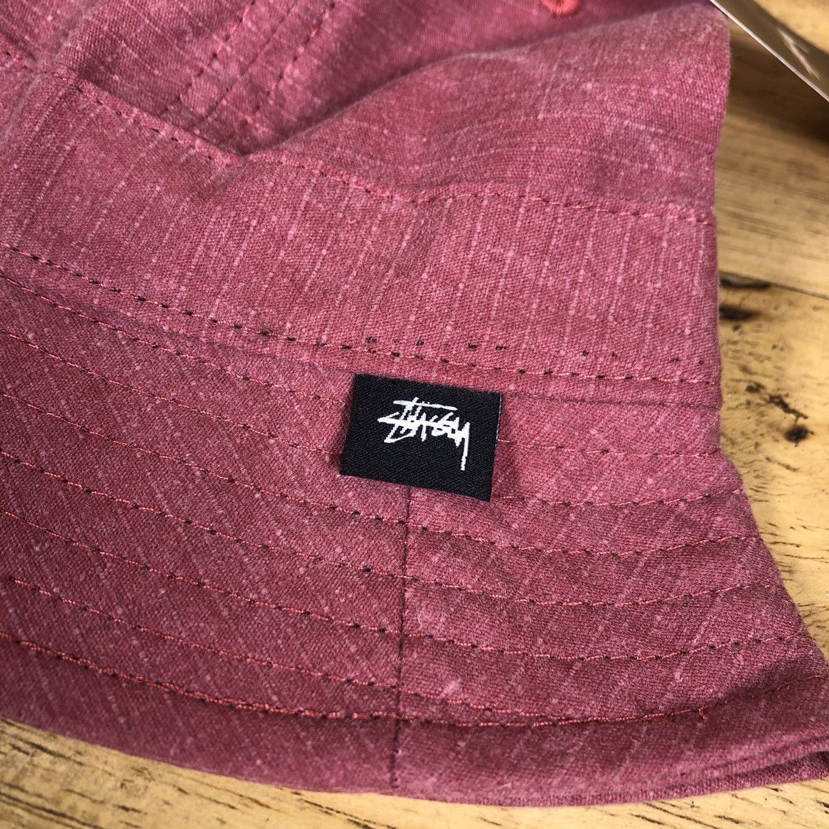 Stussy × Vintage Stussy Washed Ripstop Bell Bucket Size ONE SIZE - 3 Thumbnail